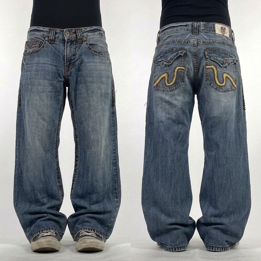 Japanese Brand Inspired by Number Nine Jeans / Retro Darkwear Y2K