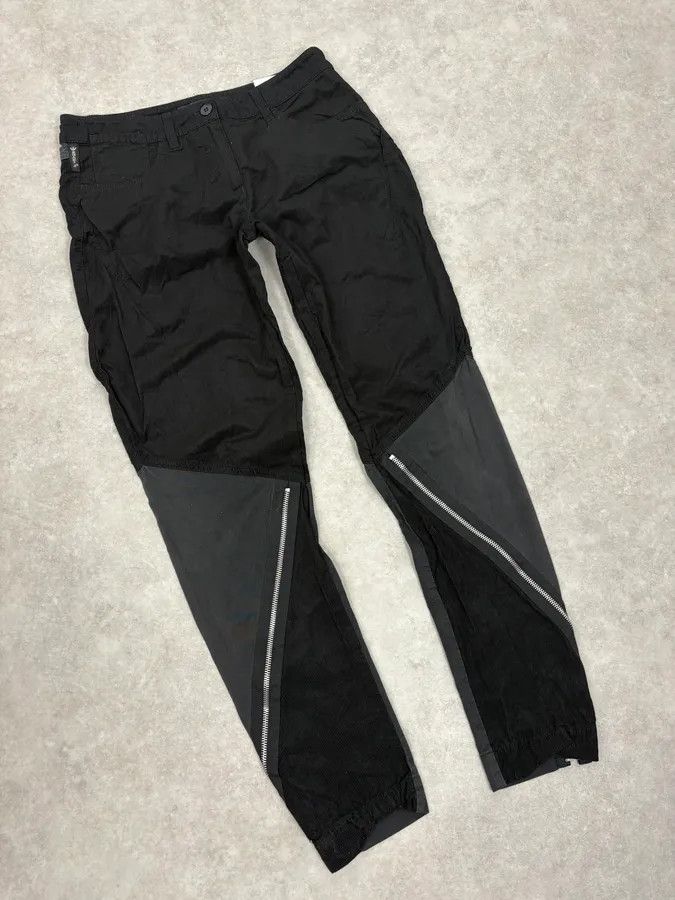 Armani 2000s Armani Black Zip Hybrid Cordurroy Pants Size US 28 / EU 44 - 5 Thumbnail