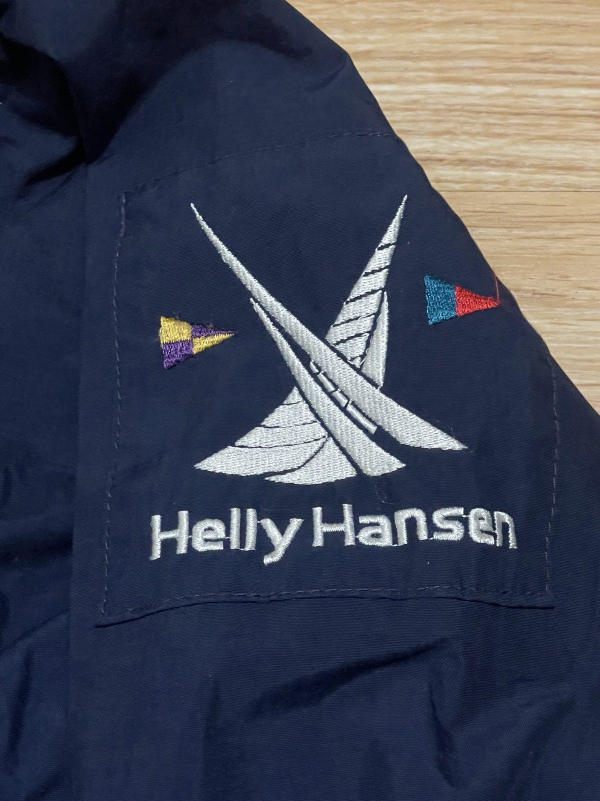 Helly Hansen Vintage Helly Hansen Sailing Jacket Twin Sails Navy L Size US M / EU 48-50 / 2 - 4 Thumbnail