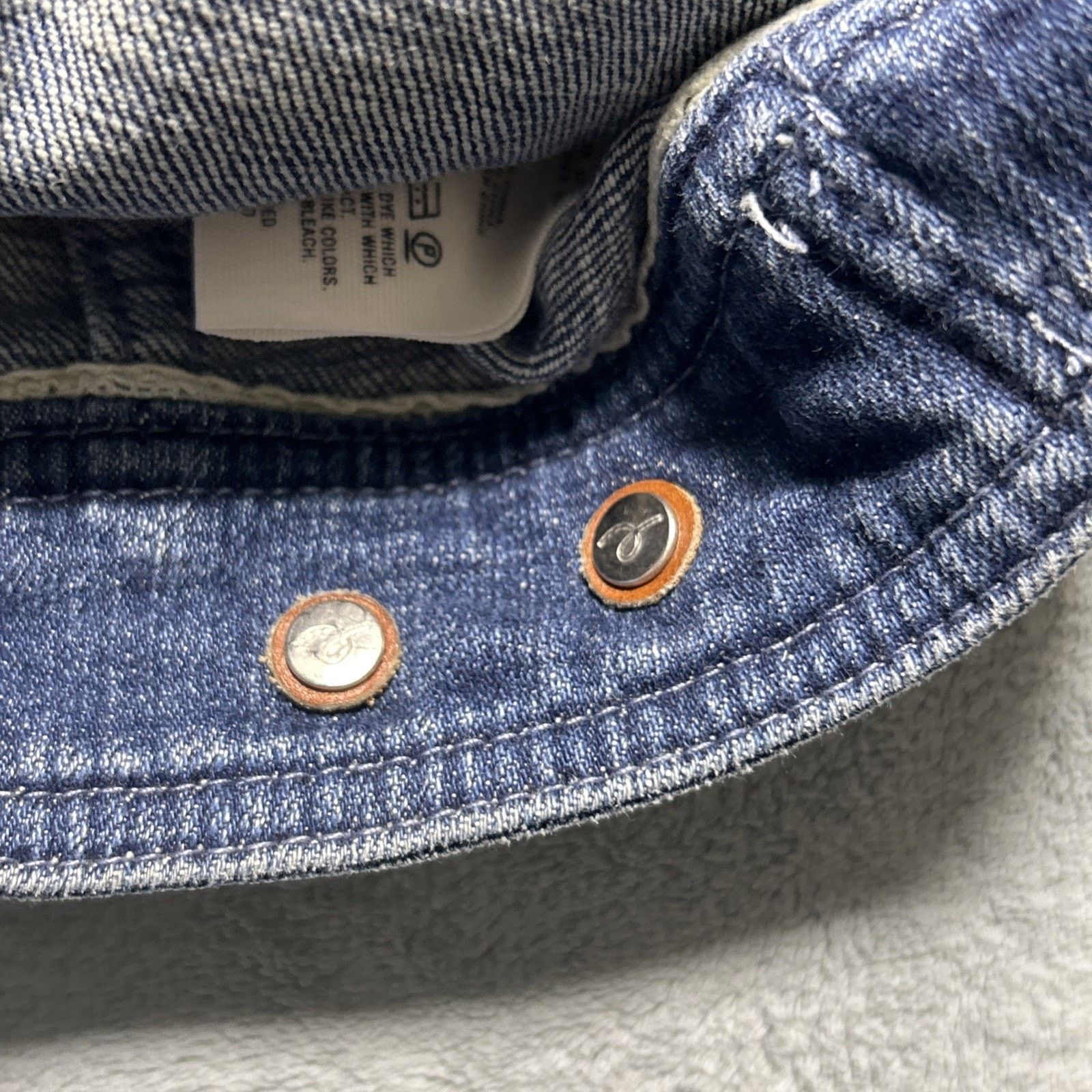Anthropologie Anthropology Pilcro Letter Press Denim Jacket Womens XS Crop Size XS / US 0-2 / IT 36-38 - 12 Thumbnail