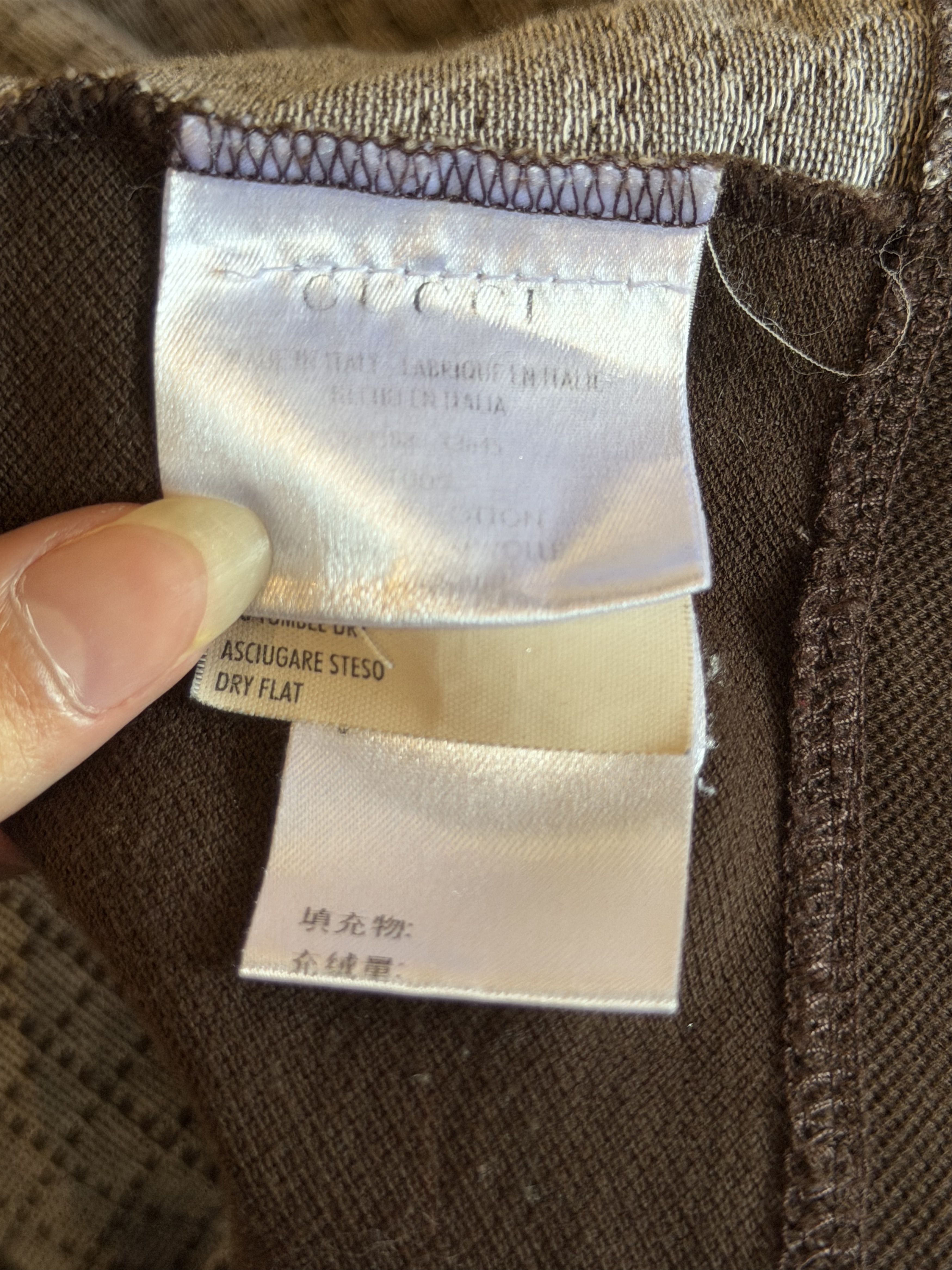 Gucci GUCCI BROWN DIAMENTE MONOGRAM POLO Size US M / EU 48-50 / 2 - 5 Thumbnail