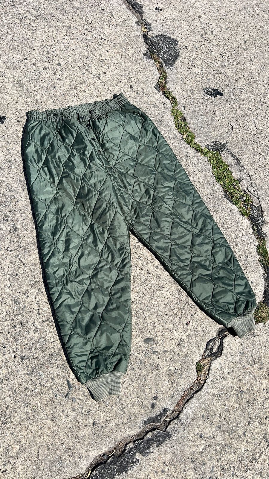 Vintage 80’s 90’s VTG Vintage Olive Green Drab Military Liner Pants Size US 38 / EU 54 - 1 Preview