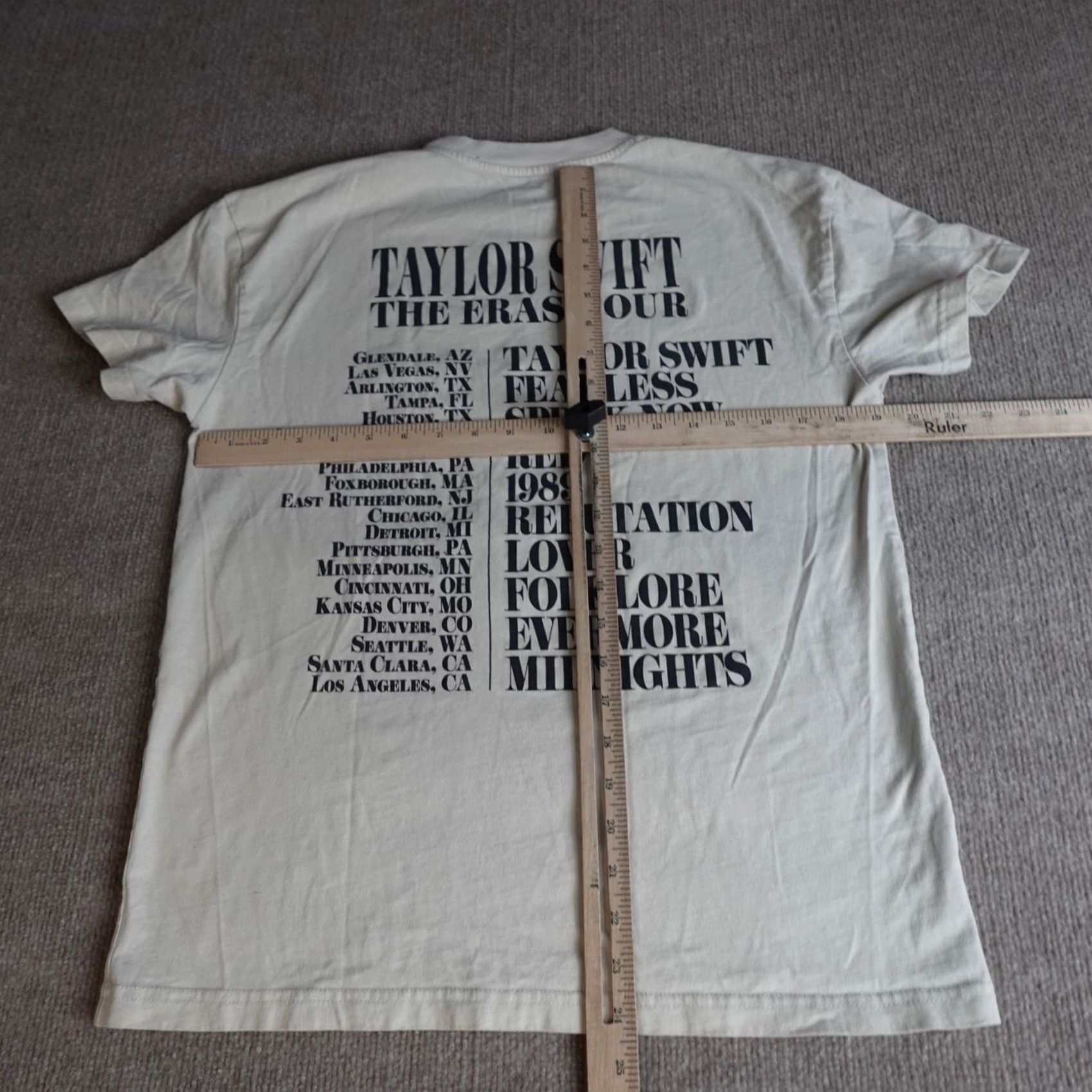 Vintage VINTAGE Taylor Swift Shirt M Beige The Erss Tour Double Sided Official T-Shirt Mens Size US M / EU 48-50 / 2 - 2 Thumbnail