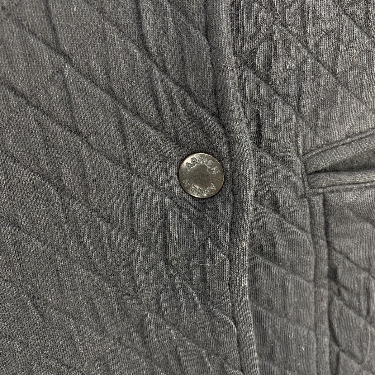 Designer Vintage Workwear Armen Made In France Quilted Jacket. Size XXS / US 00 / IT 34 - 8 Thumbnail