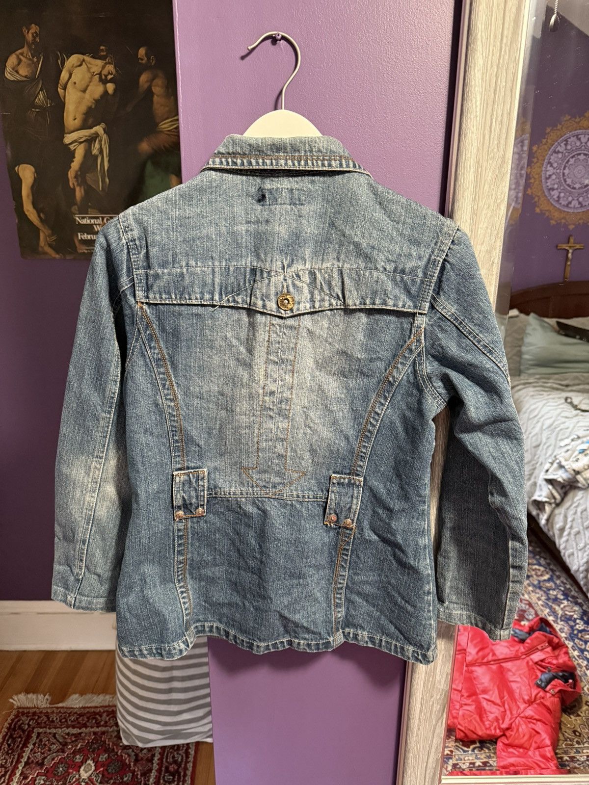 Japanese Brand Bondage Jean Jacket Multi Pocket Detailed Rare Light Wash Size M / US 6-8 / IT 42-44 - 5 Thumbnail