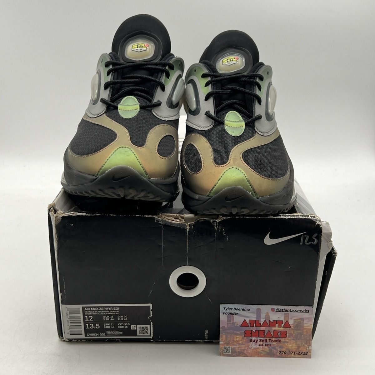 Nike Air max zephyr evolution of icon Size US 12 / EU 45 - 2 Thumbnail