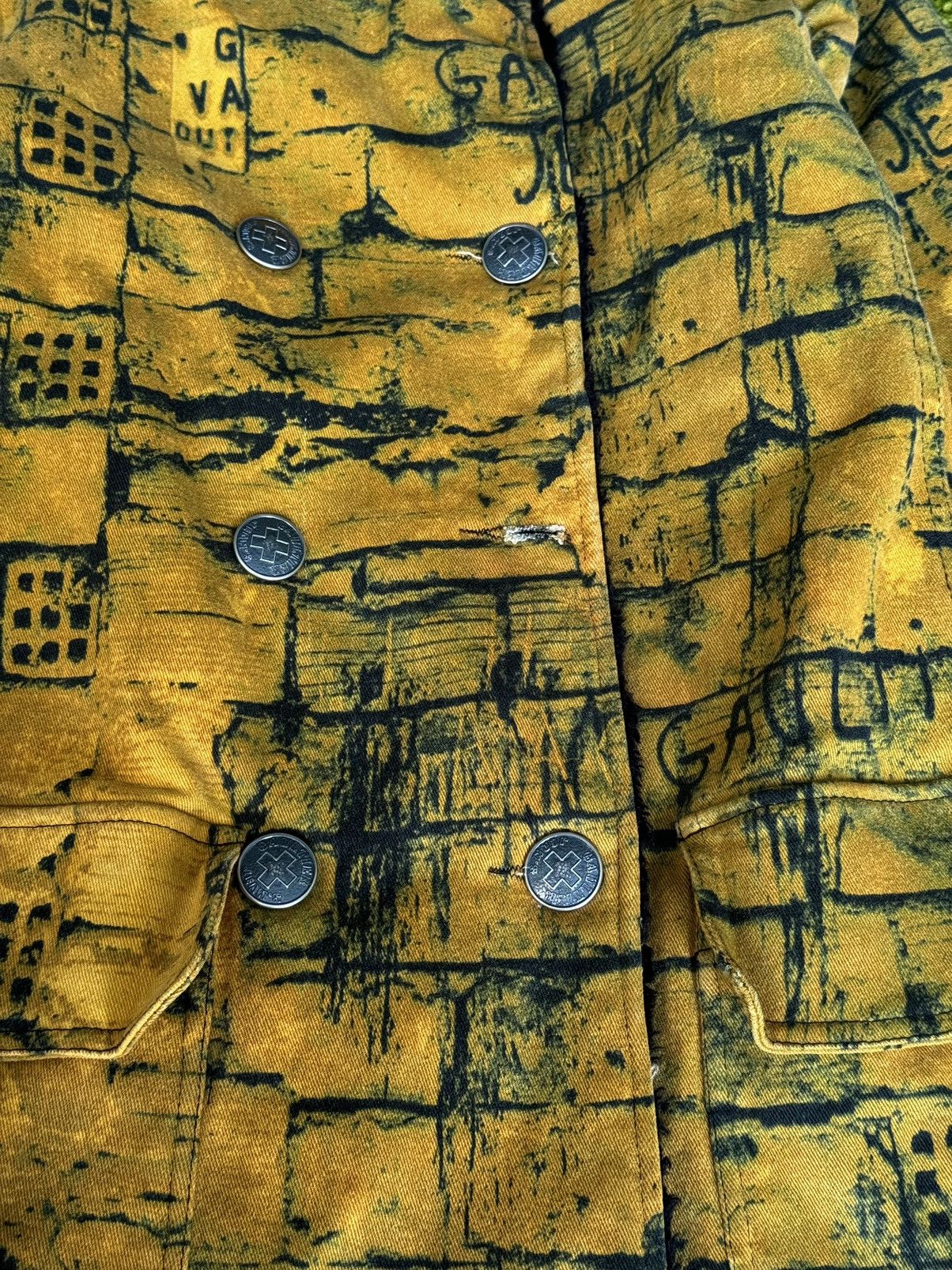 Jean Paul Gaultier × Vintage Jean Paul Gaultier F/W 1997 archive fight racism denim coat Size S / US 4 / IT 40 - 14 Thumbnail