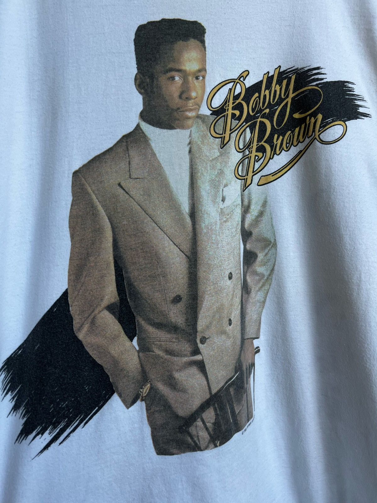 Band Tees × Rap Tees × Vintage Vintage Bobby Brown Tour 1989 Tshirt Size US M / EU 48-50 / 2 - 5 Thumbnail