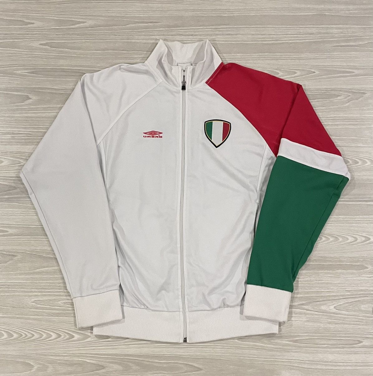 Umbro Umbro Italy Green White Full Zip Italia Men’s Size Medium Size US M / EU 48-50 / 2 - 1 Thumbnail