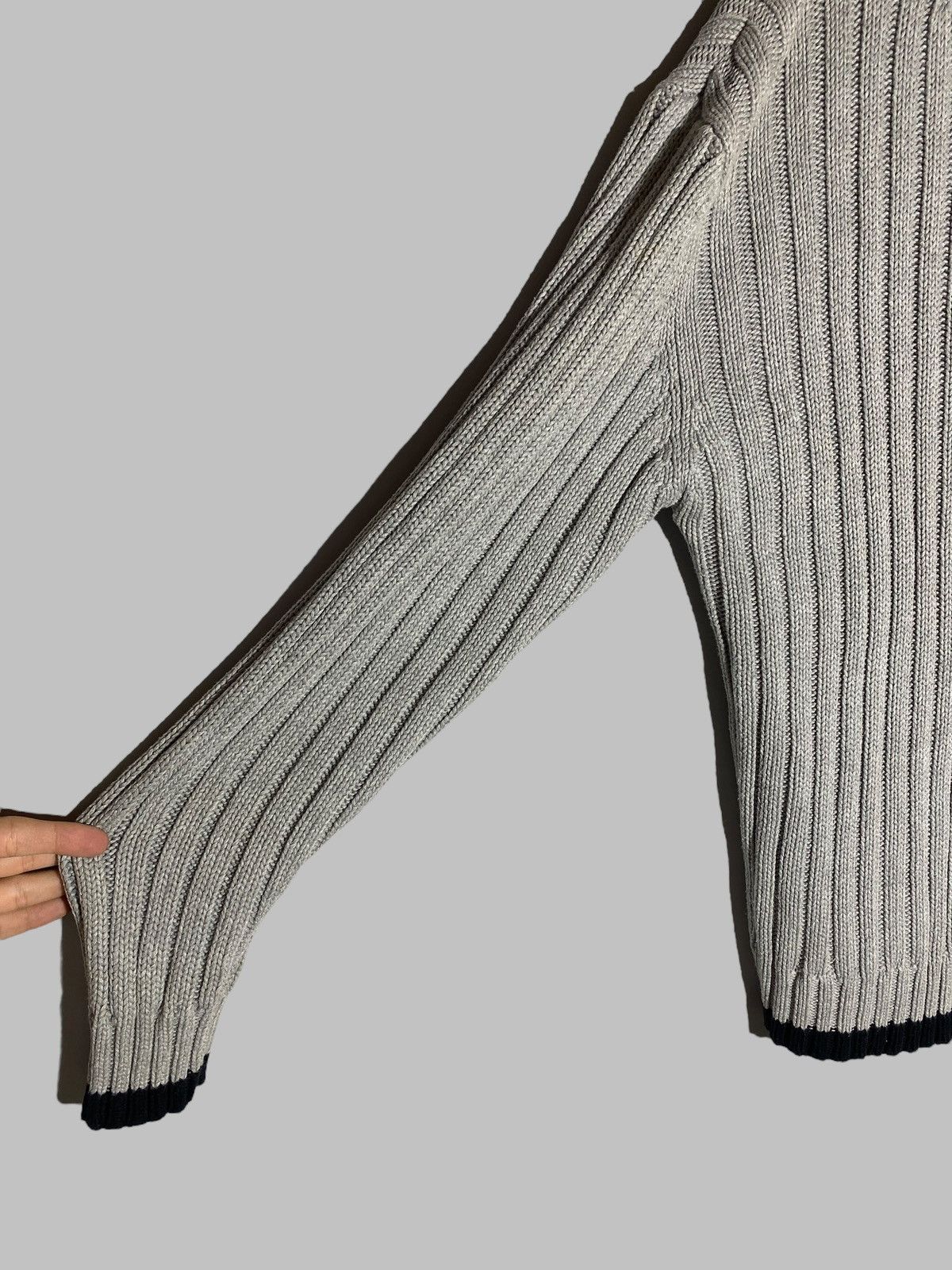 Yves Saint Laurent YSL Yves Saint Laurent 1/4 Zip Knit Pullover Vintage Sweater Size US L / EU 52-54 / 3 - 8 Thumbnail