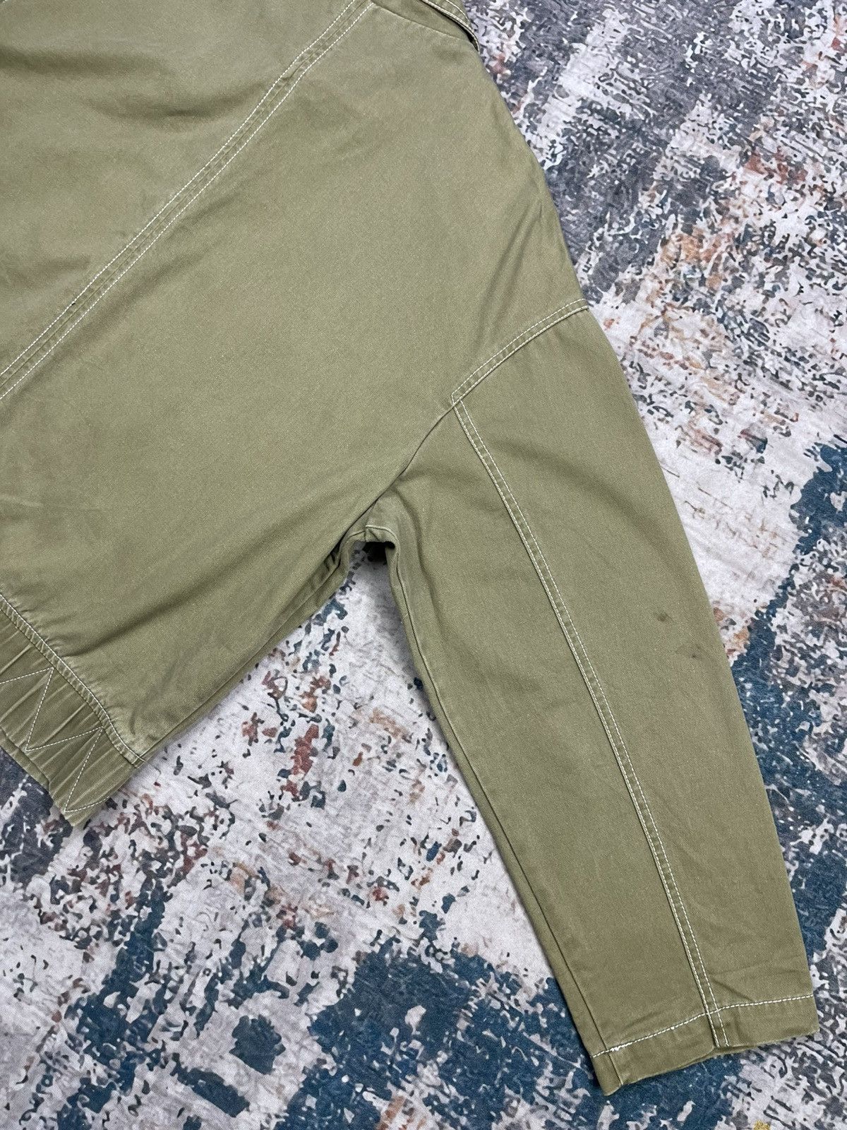 Zara ZARA Olive Green Utility Cotton Jacket Size L / US 10 / IT 46 - 5 Thumbnail