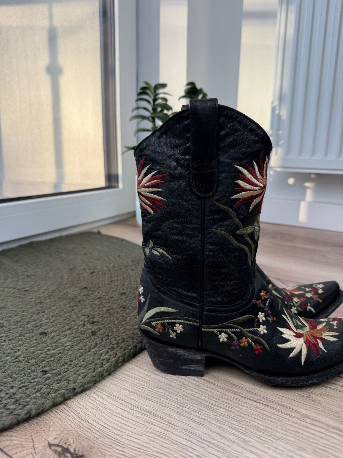 Cowboy Equipment × Mexicana × Vintage Grinders Mexican Leather Cowboy Boots Size US 5 / EU 37 - 2 Thumbnail