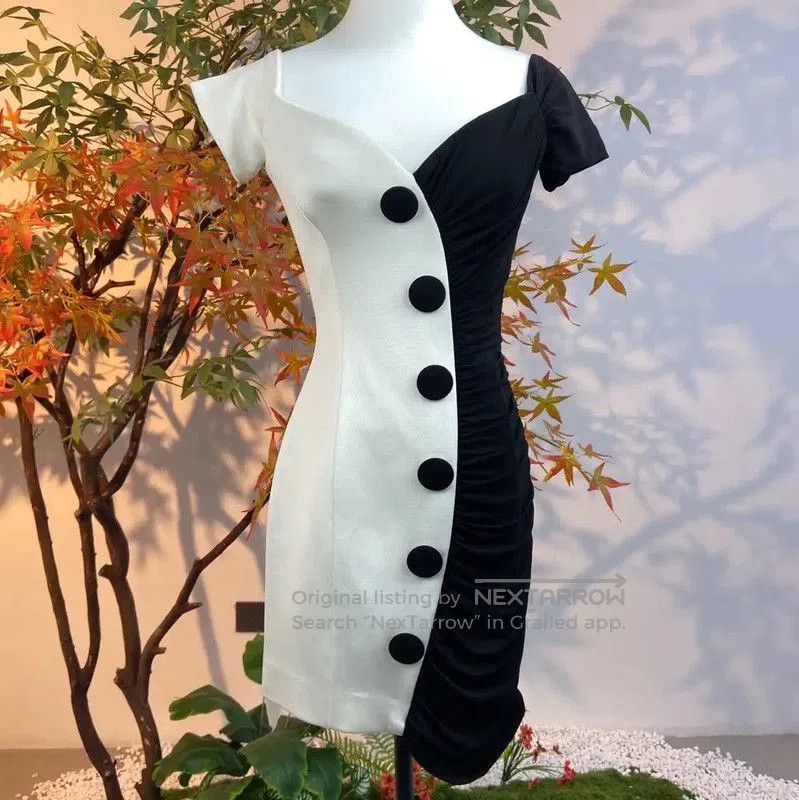 Balmain Colorblock Women's Dress in Size S .