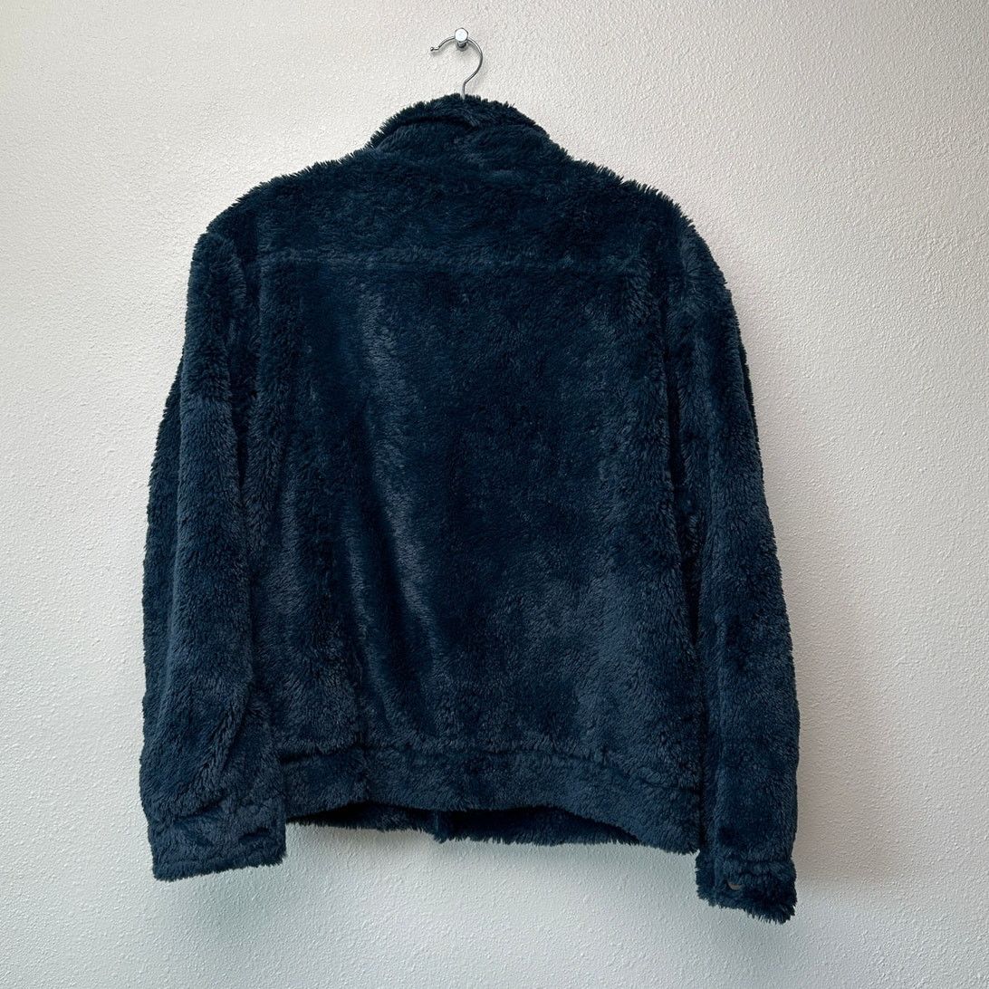 NWT Rhude Jacket Navy Blue Mens US L Sherpa