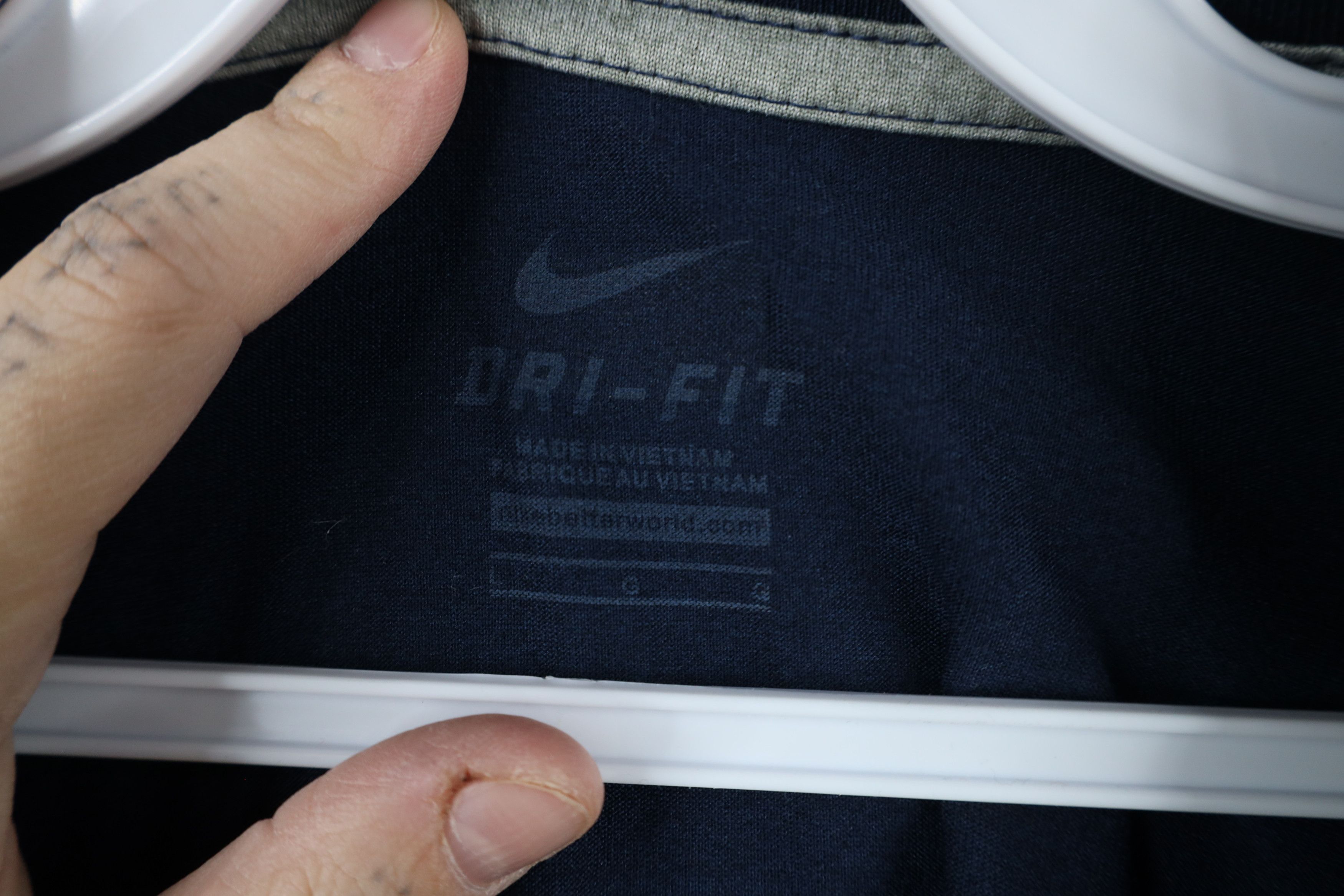 Nike × Vintage Nike Center Swoosh Detroit Tigers Baseball T-Shirt Blue Size US L / EU 52-54 / 3 - 8 Thumbnail