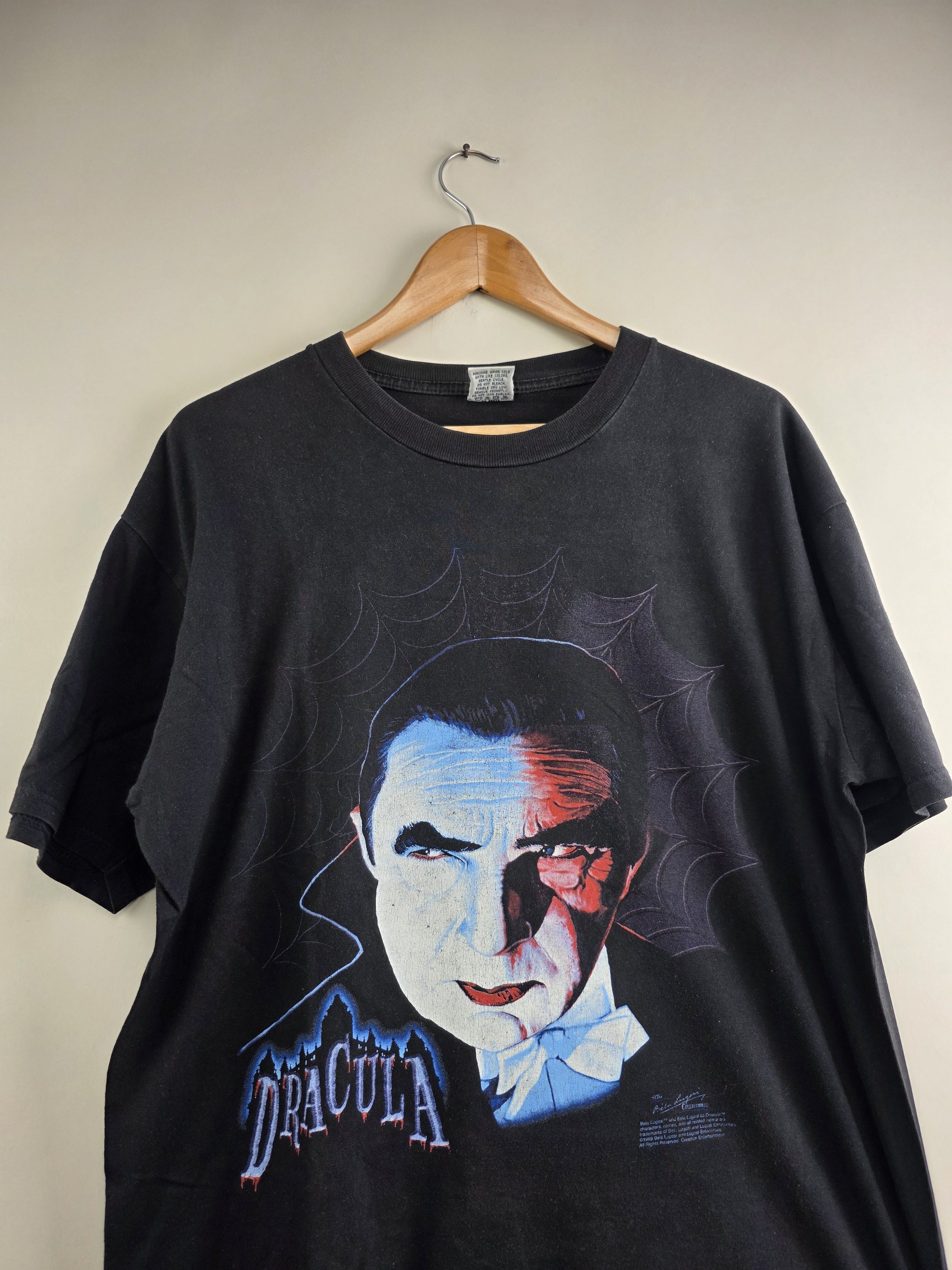 Band Tees × Vintage 1999 Bela Lugosi Dracula 90s vintage horror movie L 22" 28" Size US L / EU 52-54 / 3 - 2 Thumbnail