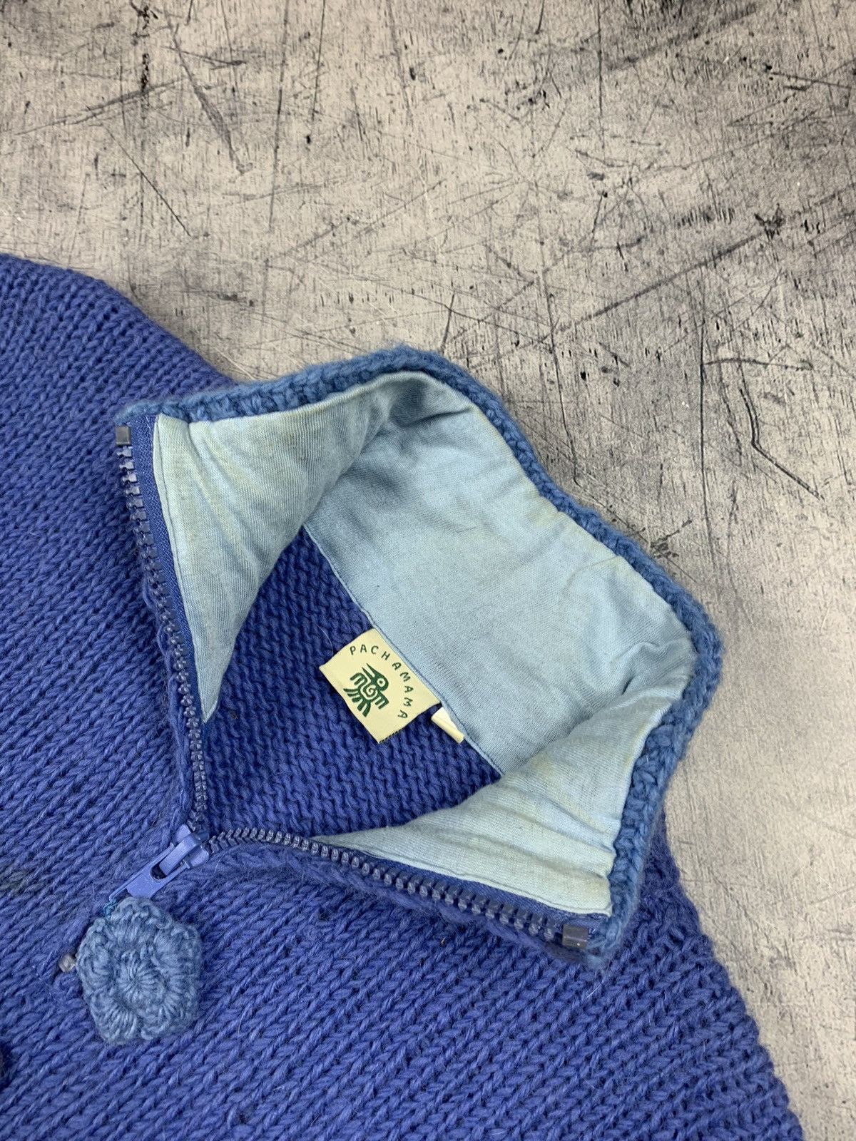 Handmade × Vintage Vintage Pachamama Handmade Hand-Knitted Daisy Sweater Size US L / EU 52-54 / 3 - 7 Thumbnail