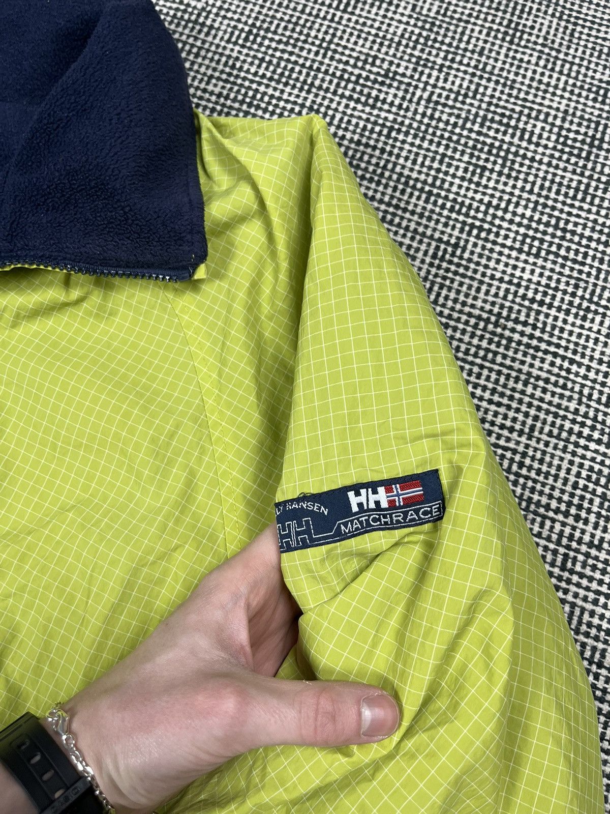 Helly Hansen × Vintage vintage 90s reversible Helly Hansen fleece jacket y2k rave Size US L / EU 52-54 / 3 - 7 Thumbnail