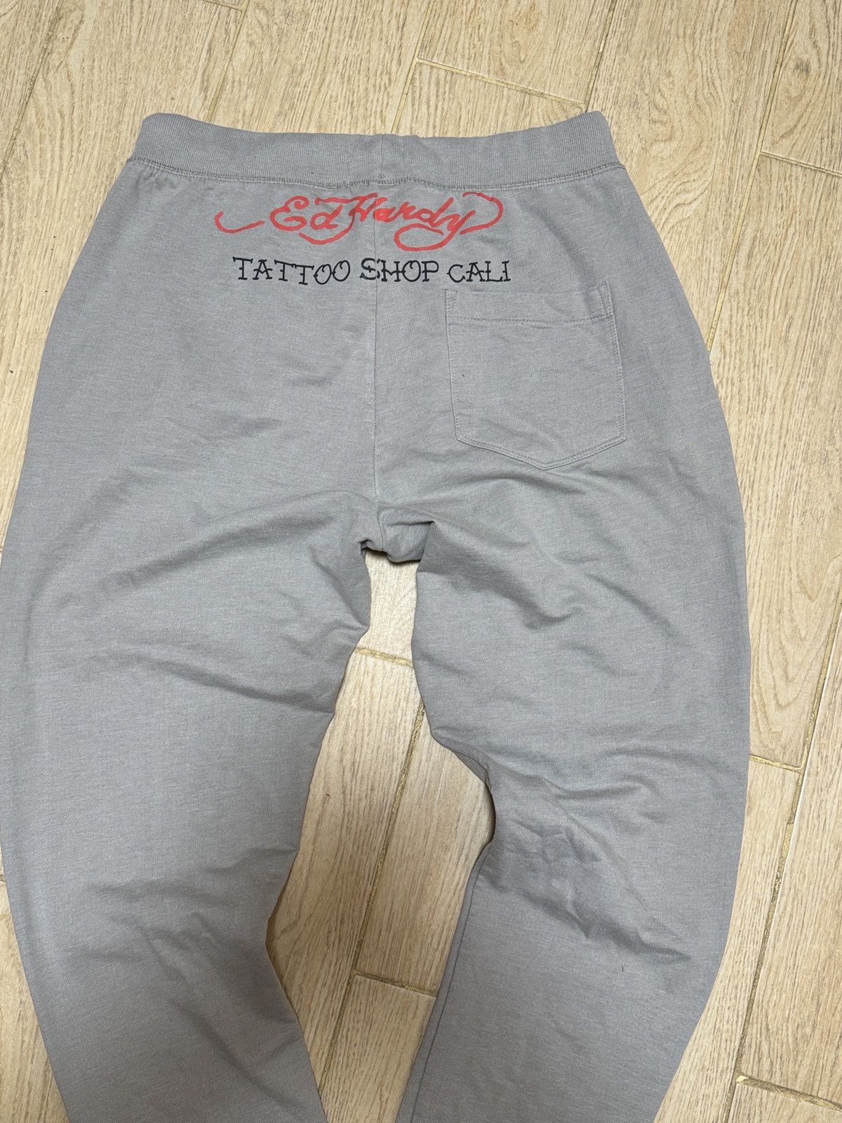 Ed Hardy Vintage Ed Hardy Crazy pants denim baggy sweatpants y2k Size US 34 / EU 50 - 10 Thumbnail