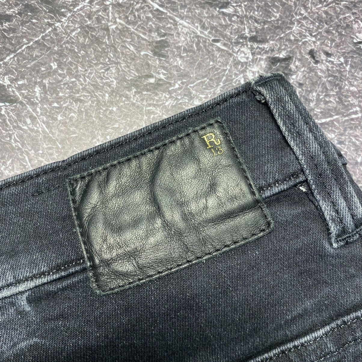 Japanese Brand × R13 Rare R-13 Black Boy Denim Size US 28 / EU 44 - 15 Thumbnail