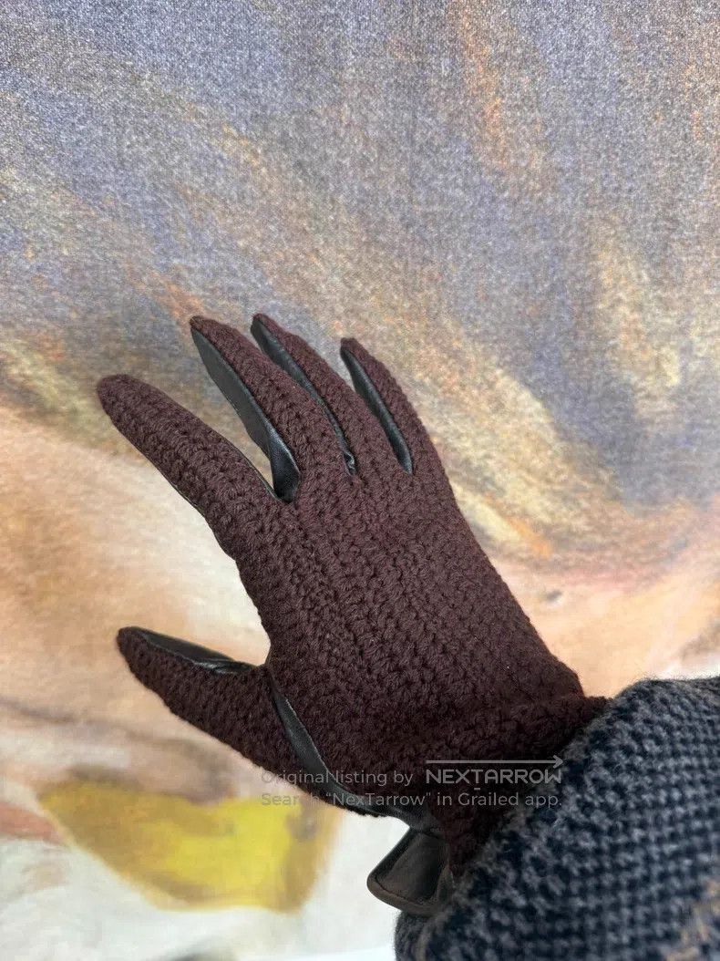 Dries Van Noten Dries Van Noten Patchwork Sheepskin Gloves Size ONE SIZE - 8 Thumbnail