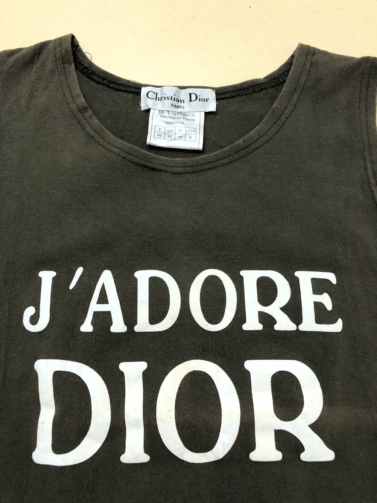 Dior Vintage Christian Dior J’adore Tank Tops FW2001 Dior Size M / US 6-8 / IT 42-44 - 6 Thumbnail