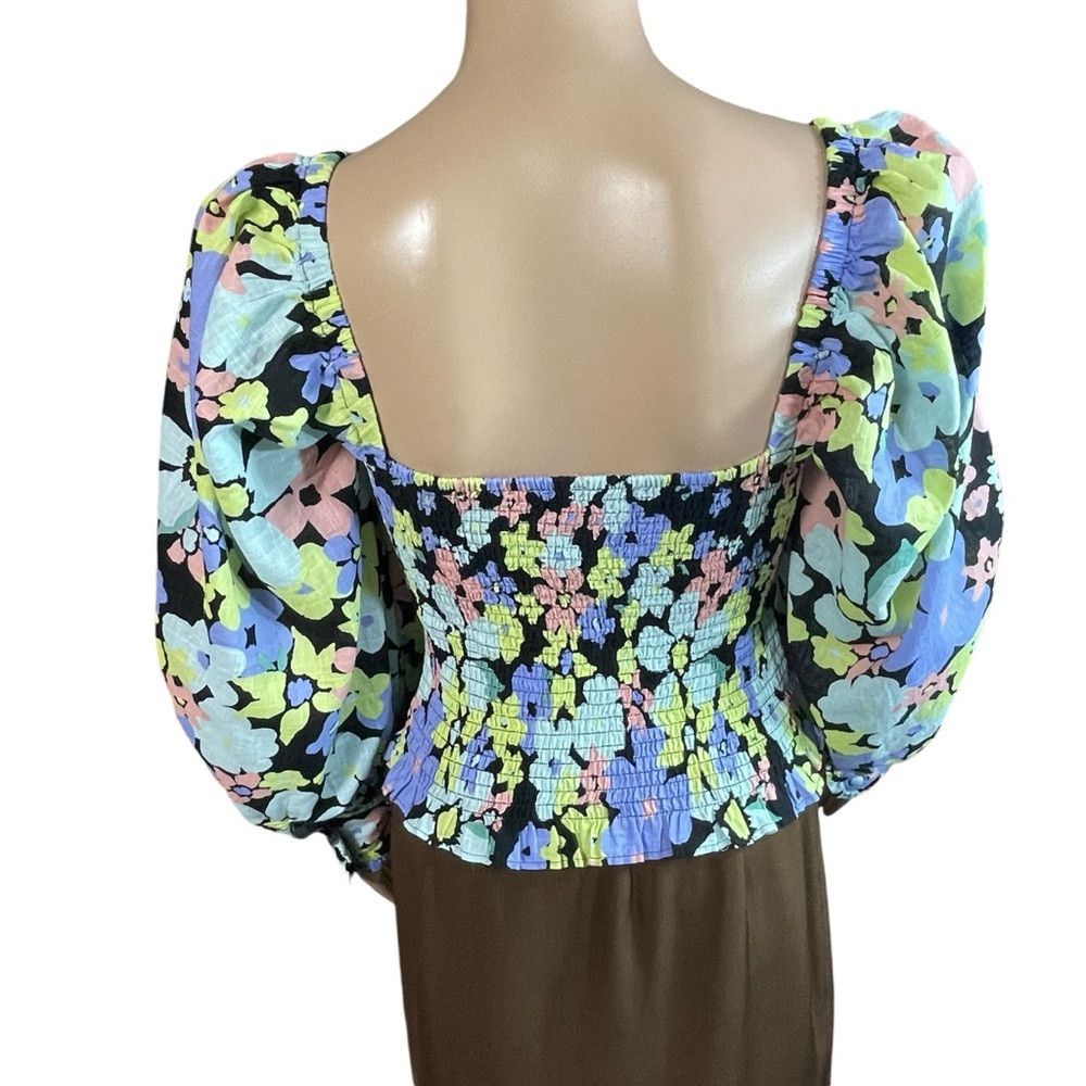Free People NWT New $98 Free People Ariana Printed Crop Top Size XS Size XS / US 0-2 / IT 36-38 - 5 Thumbnail