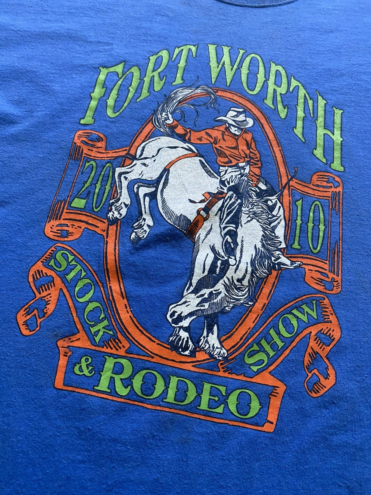 Cowboy Equipment × Other × Vintage Rodeo Show 2010 Fort Worth Texas Tee Size US L / EU 52-54 / 3 - 3 Thumbnail