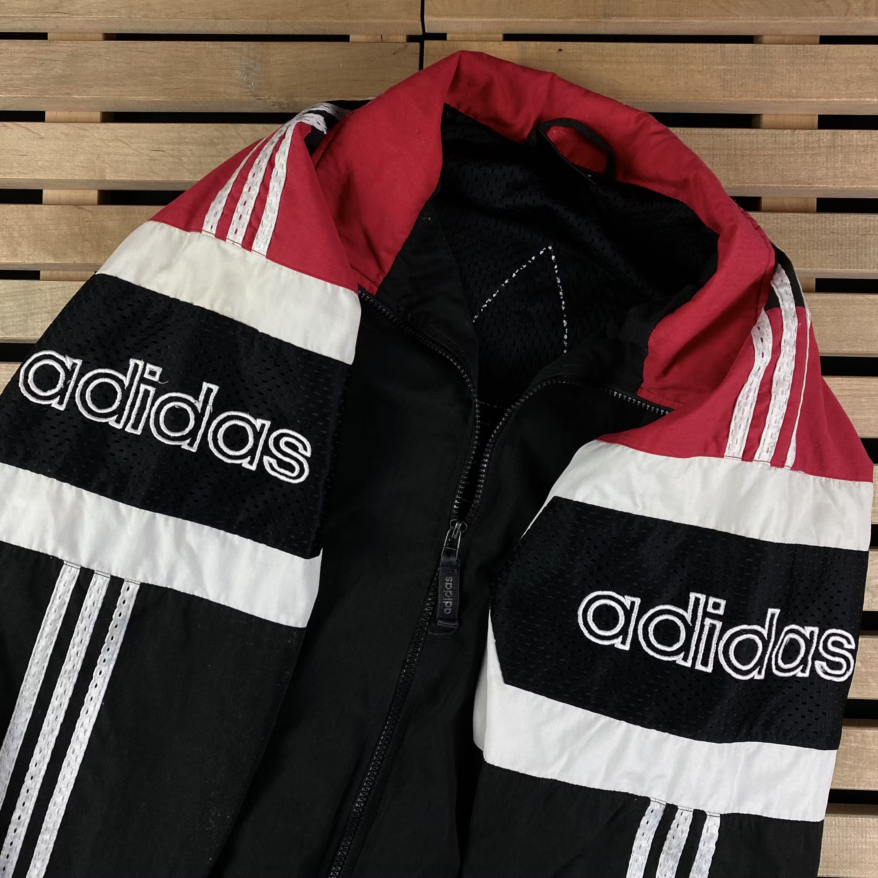 Adidas × Vintage Men’s Bomber Jacket Adidas Vintage Big Logo Back Size L Size US L / EU 52-54 / 3 - 4 Thumbnail