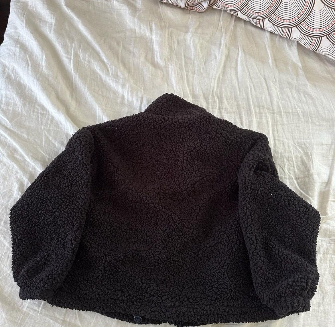 Urban Outfitters Urban Outfitters Black Sherpa Jacket Size S / US 4 / IT 40 - 4 Thumbnail