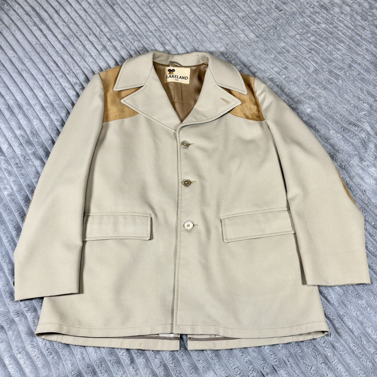 Other Vintage LAKELAND Men’s size 44 Western elbow patches jacket Size 44R - 1 Thumbnail