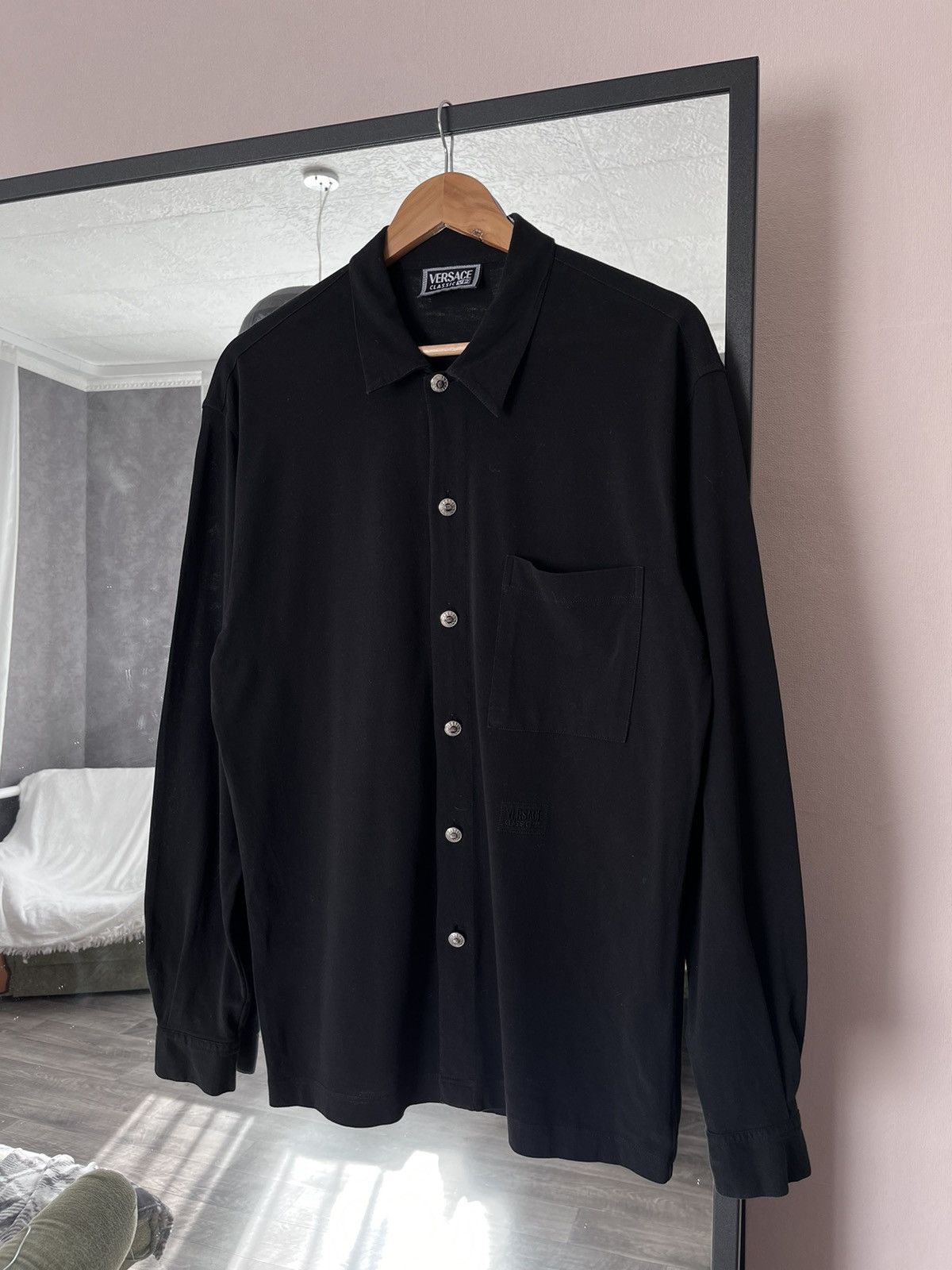 Versace Jeans Couture Vintage Versace V2 Classic Metal Button Couture Shirt Button Size US M / EU 48-50 / 2 - 1 Thumbnail
