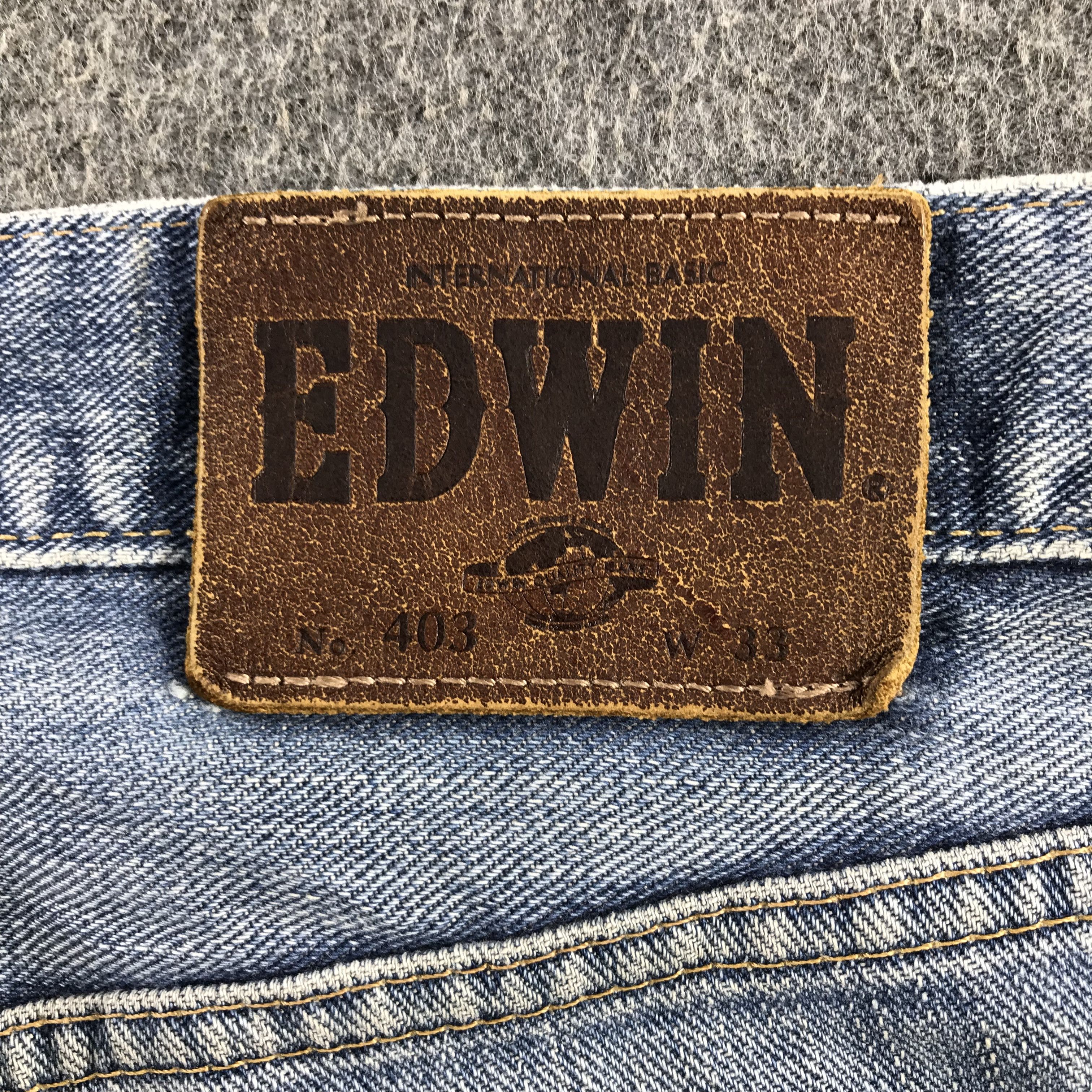 Edwin Vintage Edwin Jeans Distress Faded Blue Denim KJ3410 Size US 33 - 5 Thumbnail