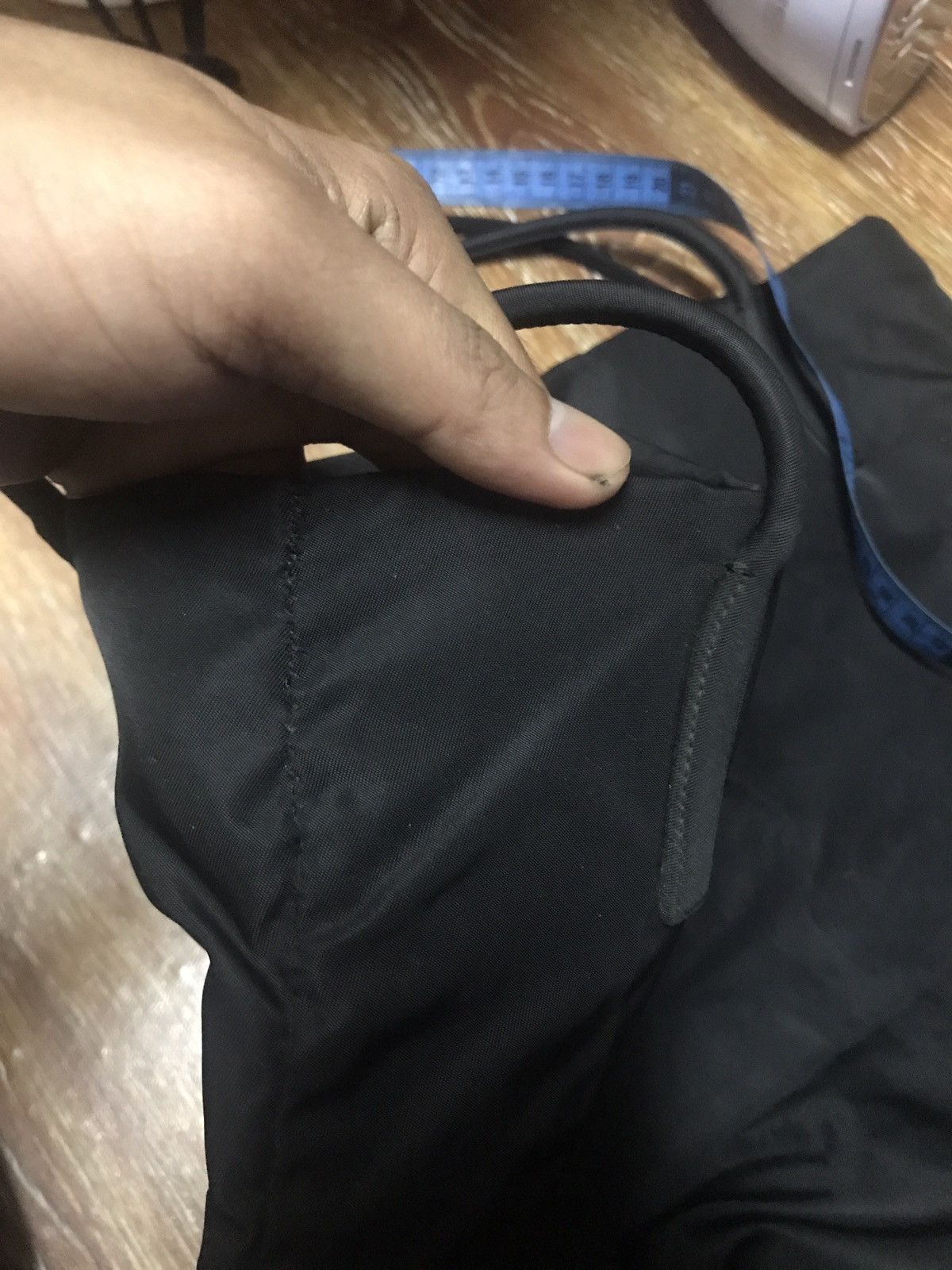 Prada × Vintage Authentic Prada Black Tote Bag Size ONE SIZE - 7 Thumbnail