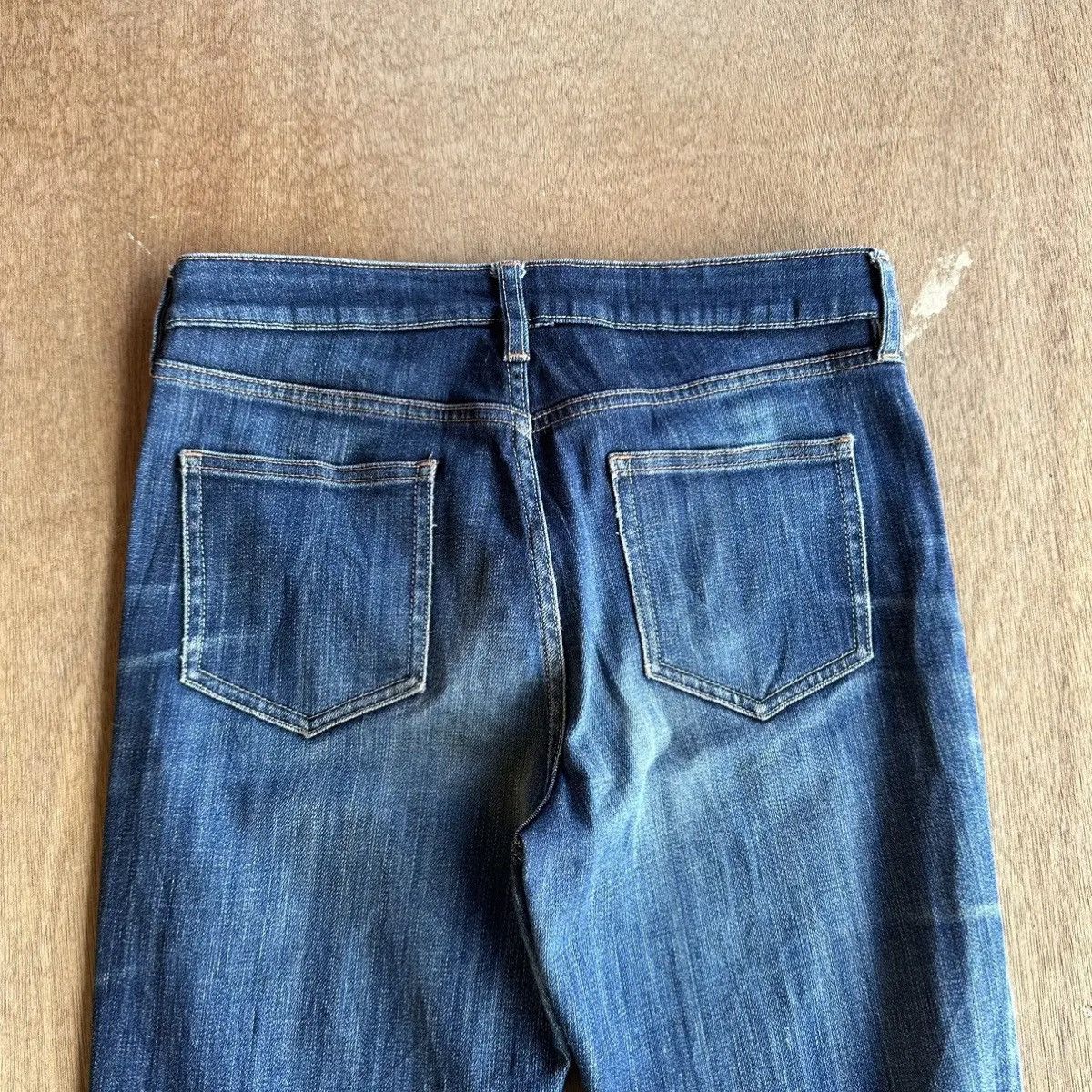 Beauty Beast FLARE/BOOTCUT🔥JAPANESE BRAND UNIQLO JEANS FADED DENIM PANTS Size US 28 / EU 44 - 10 Thumbnail