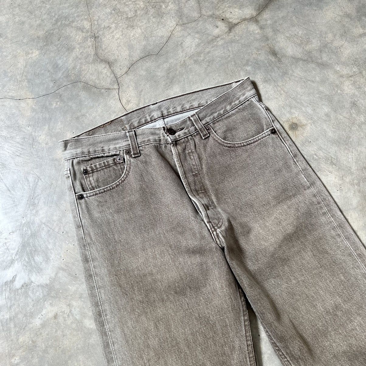 Levi's Vintage Levis 501 Distressed Washed Jeans Size US 30 / EU 46 - 3 Thumbnail