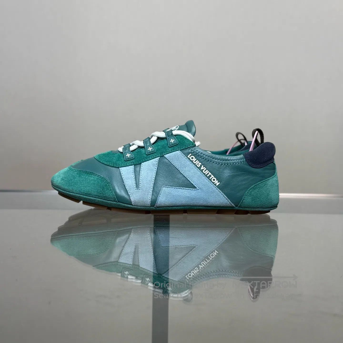 Louis Vuitton Louis Vuitton Sneakerina Green Ballet Training Shoes Size US 7.5 / IT 37.5 - 5 Thumbnail
