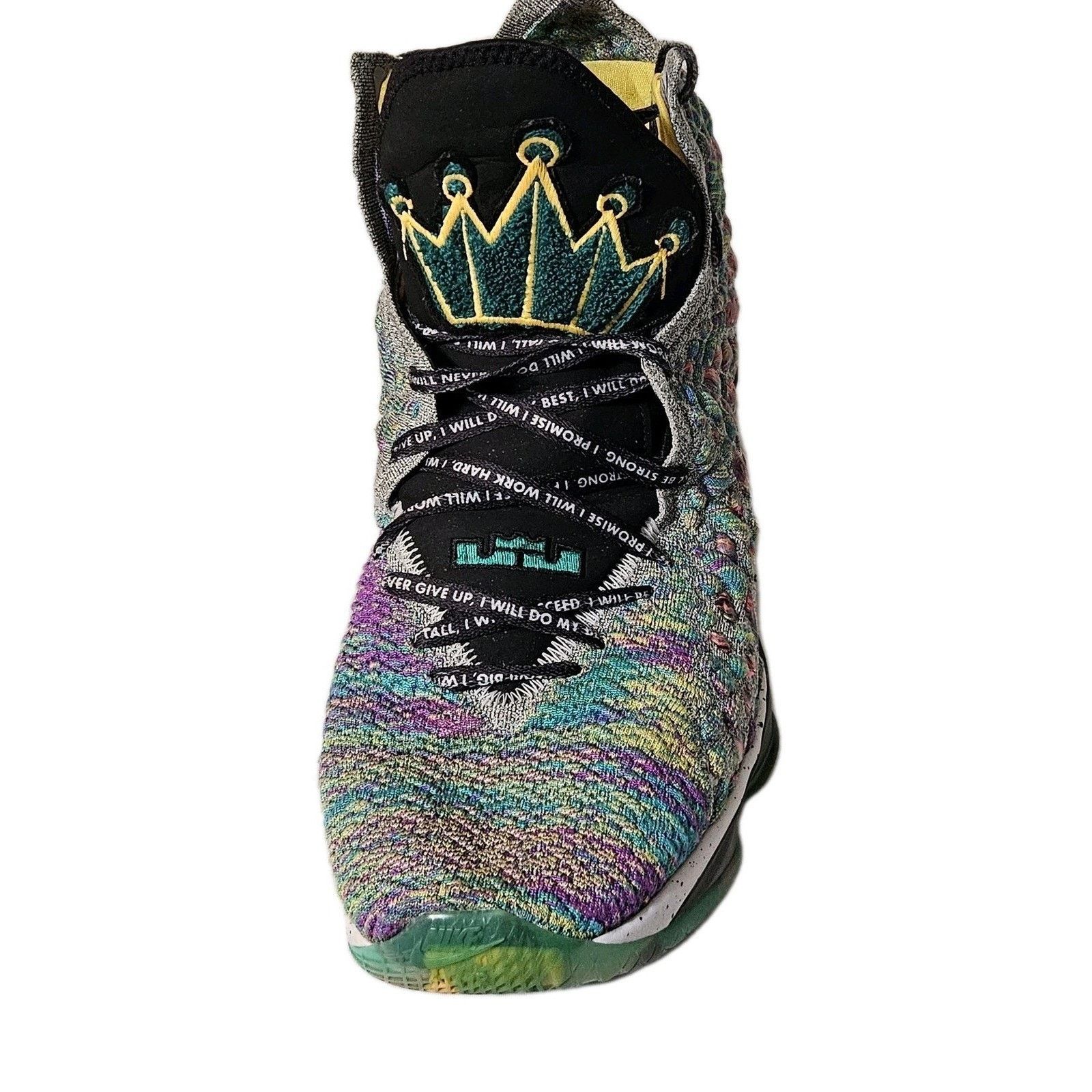 Nike Nike LeBron LN4 17 I Promise Sz 17 (CD5052-300) Multicolor Size US 15 / EU 48 - 4 Thumbnail