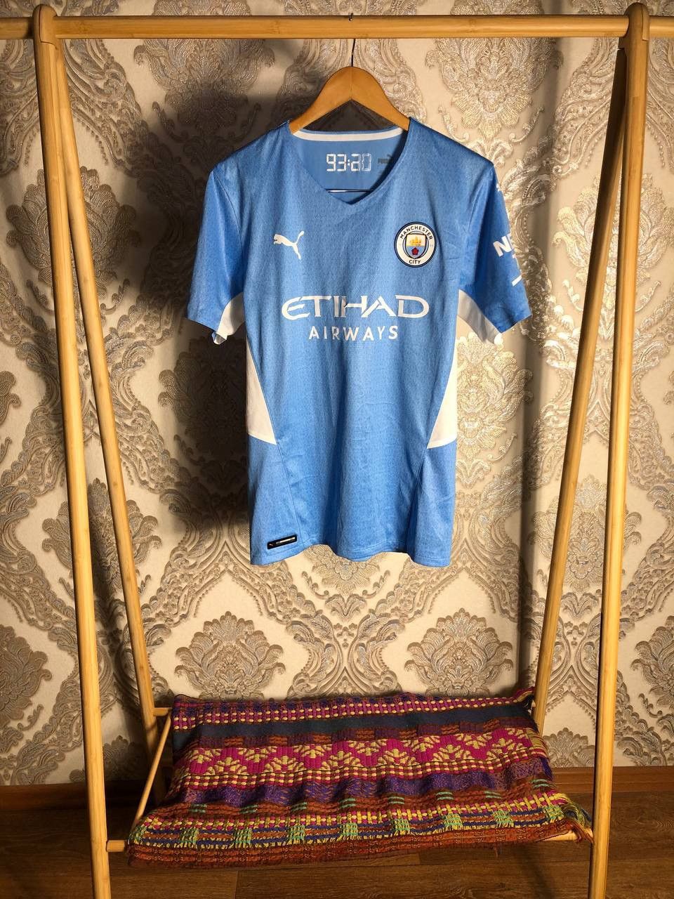Puma × Vintage VERY RARE PUMA FC MANCHESTER CITY ENGLAND SOCCER JERSEY Y2K Size US L / EU 52-54 / 3 - 2 Thumbnail