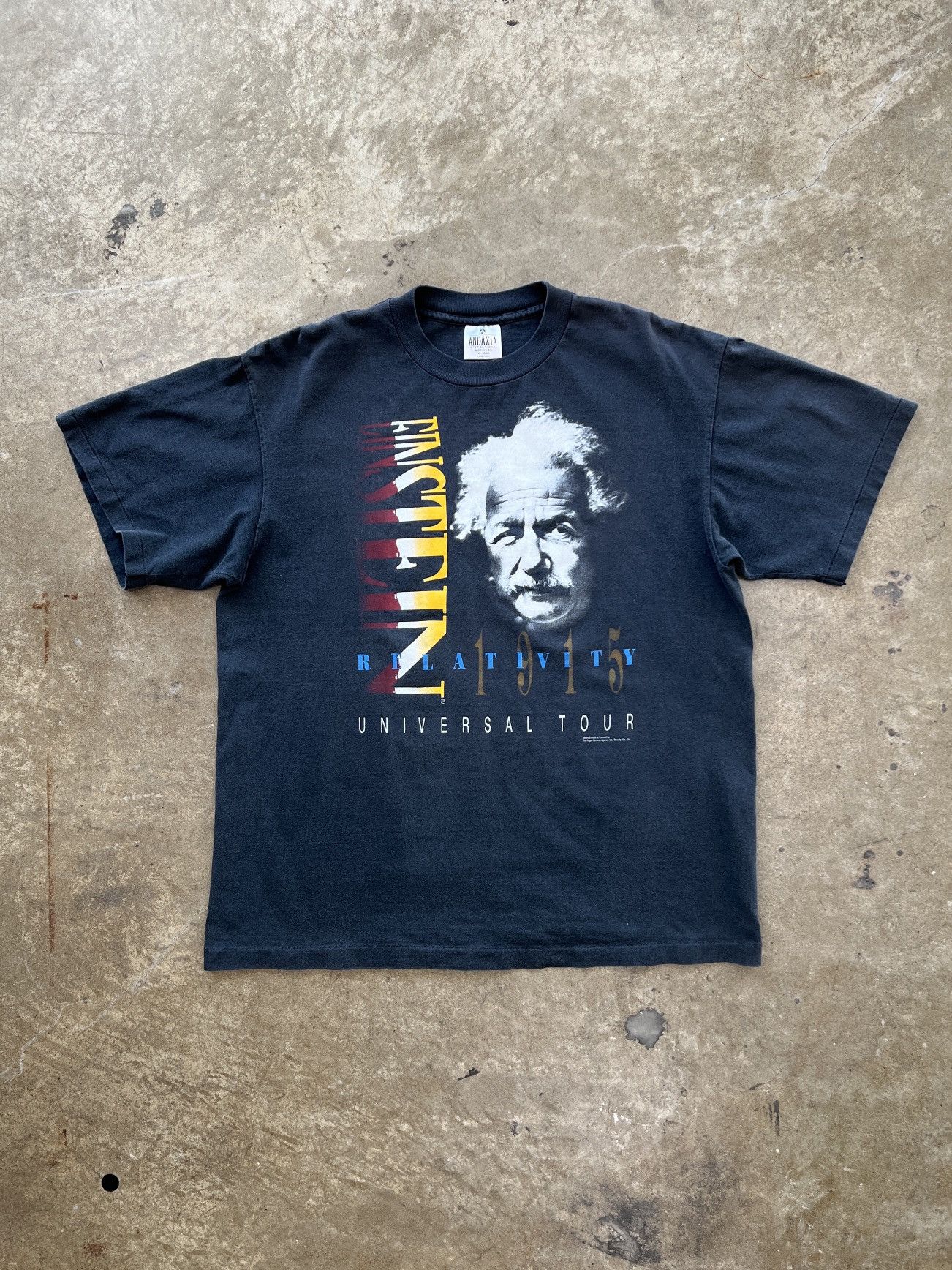 Vintage Vintage 90s Einstein Theory of Relativity Tour Tee XL Size US XL / EU 56 / 4 - 2 Thumbnail