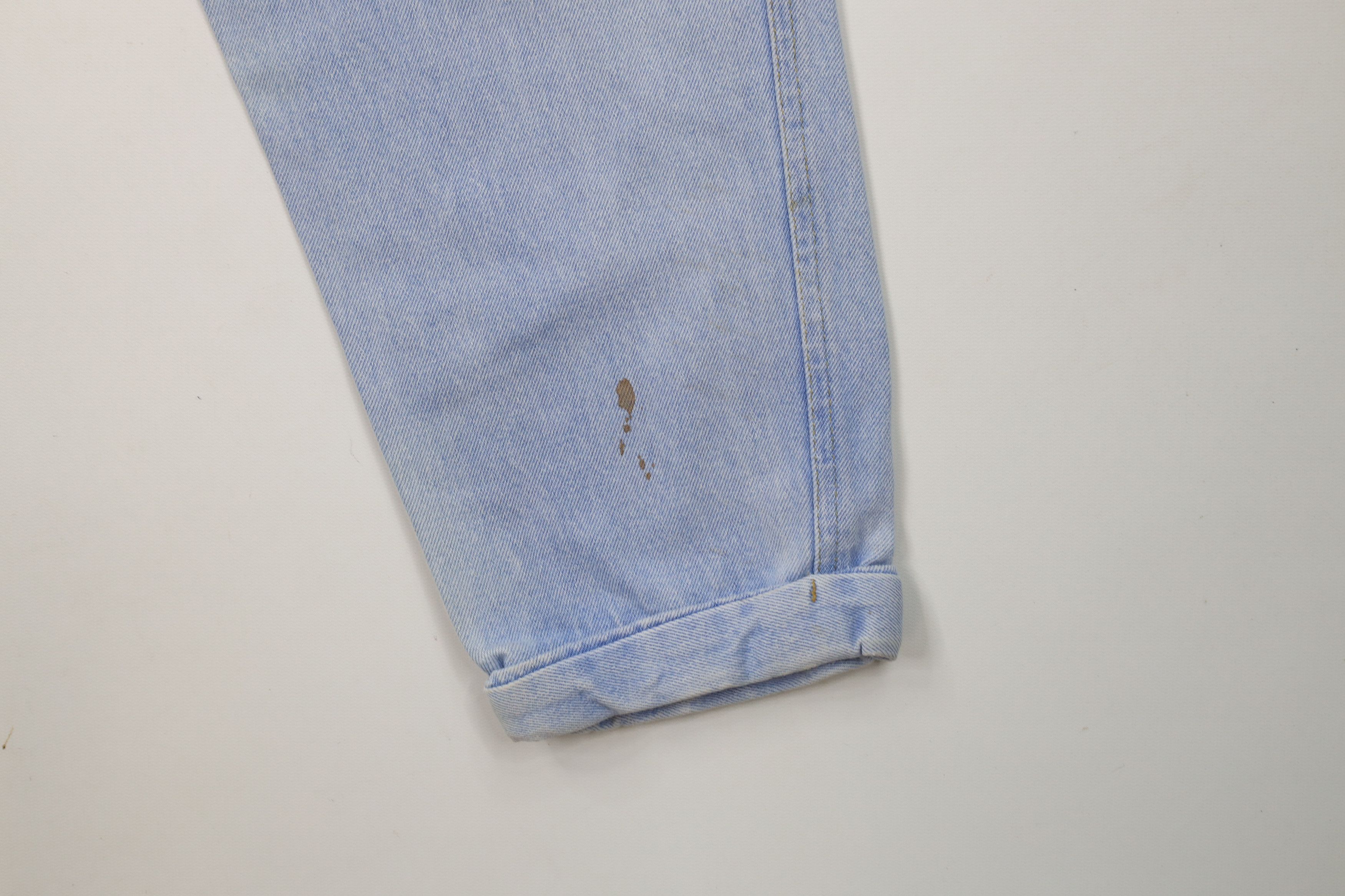 Vintage Vintage 80s 90s Streetwear Diamond Patch Cuffed Denim Jeans Size 30" / US 8 / IT 44 - 5 Thumbnail