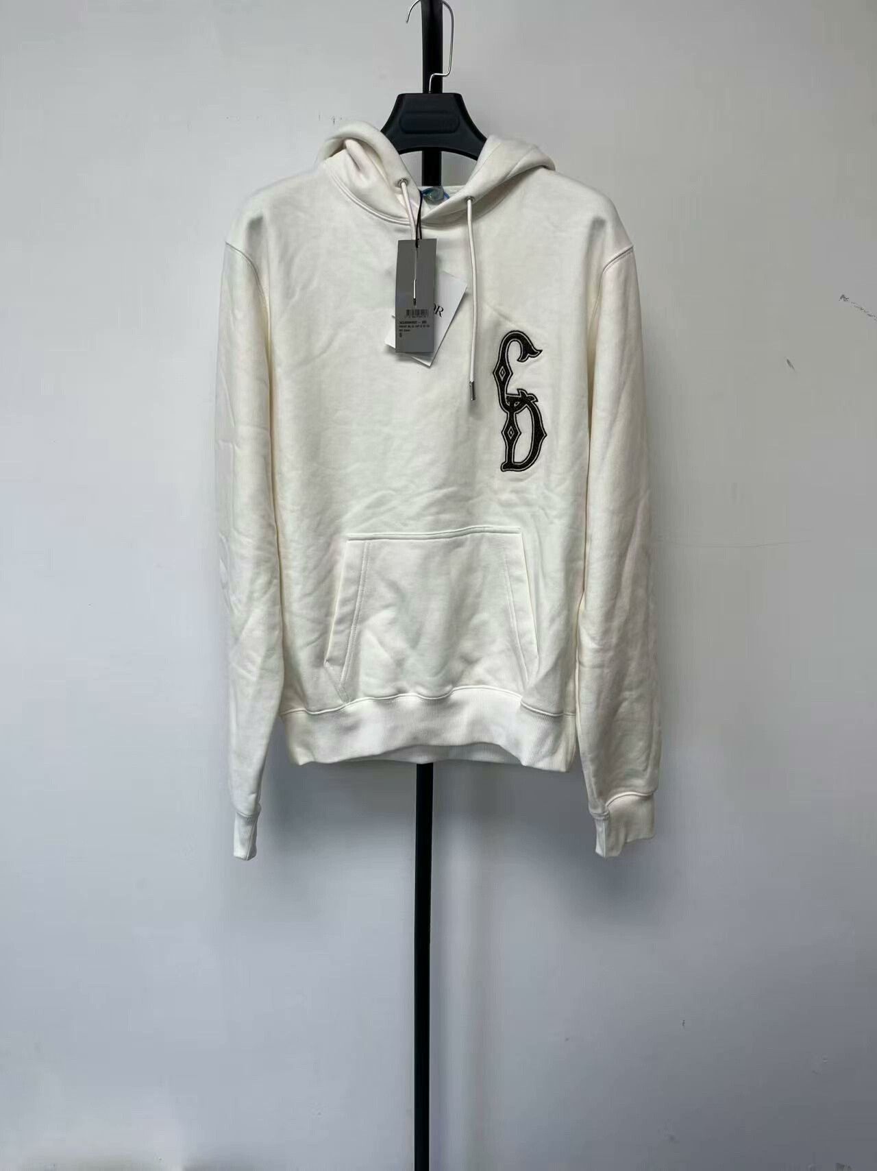 Dior beige dior embroidered hooded sweatshirt for men Size US S / EU 44-46 / 1 - 1 Thumbnail