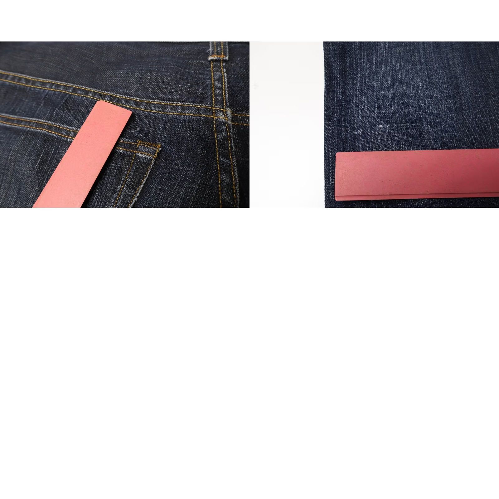 G-Star G-STAR 3301 Straight Jeans Men's W32/L34 Dark Blue Denim Faded Button Fly Jeans Size US 32 / EU 48 - 8 Thumbnail
