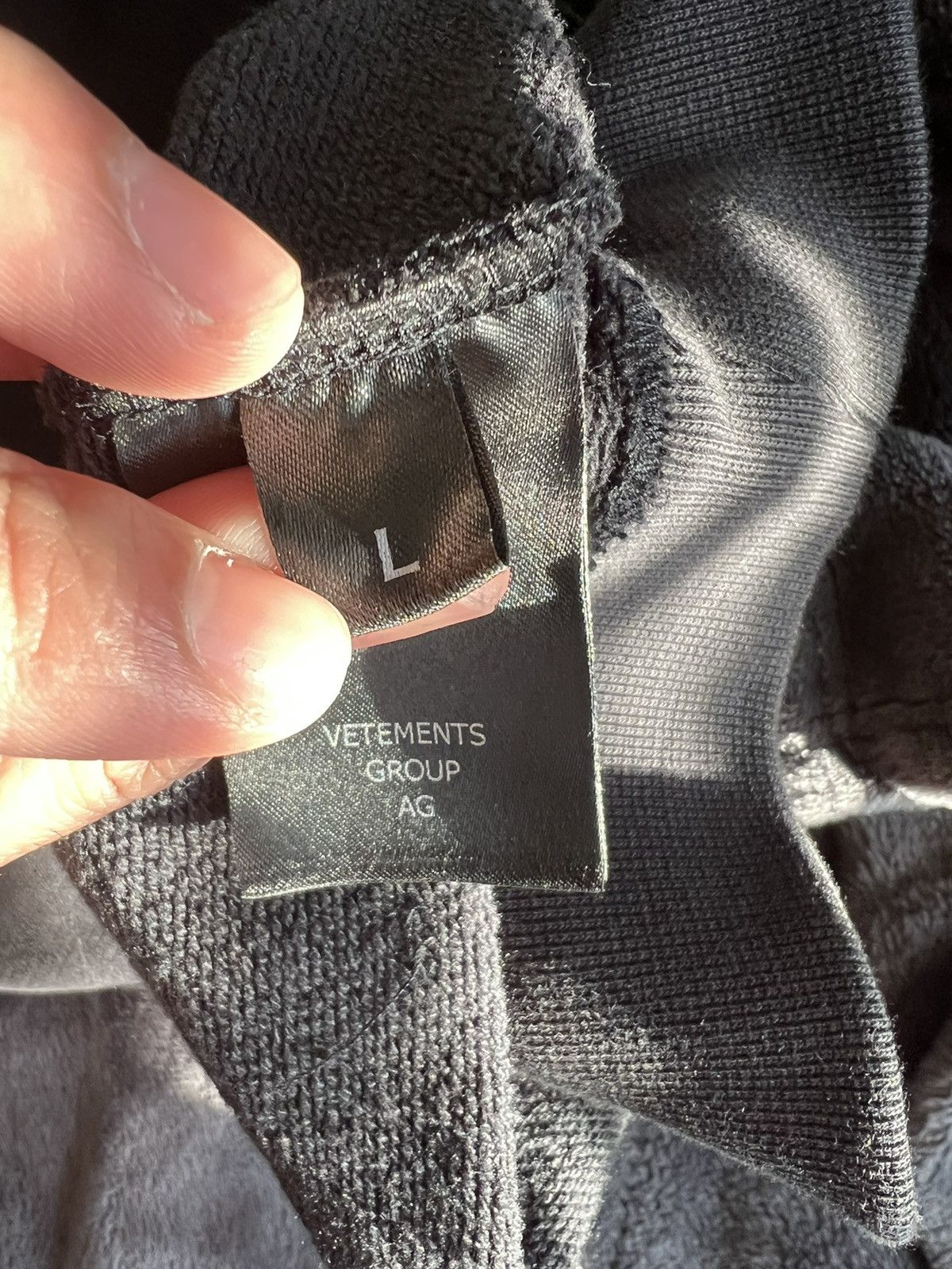 Vetements Double Anarchy hoodie size L Size US L / EU 52-54 / 3 - 10 Thumbnail