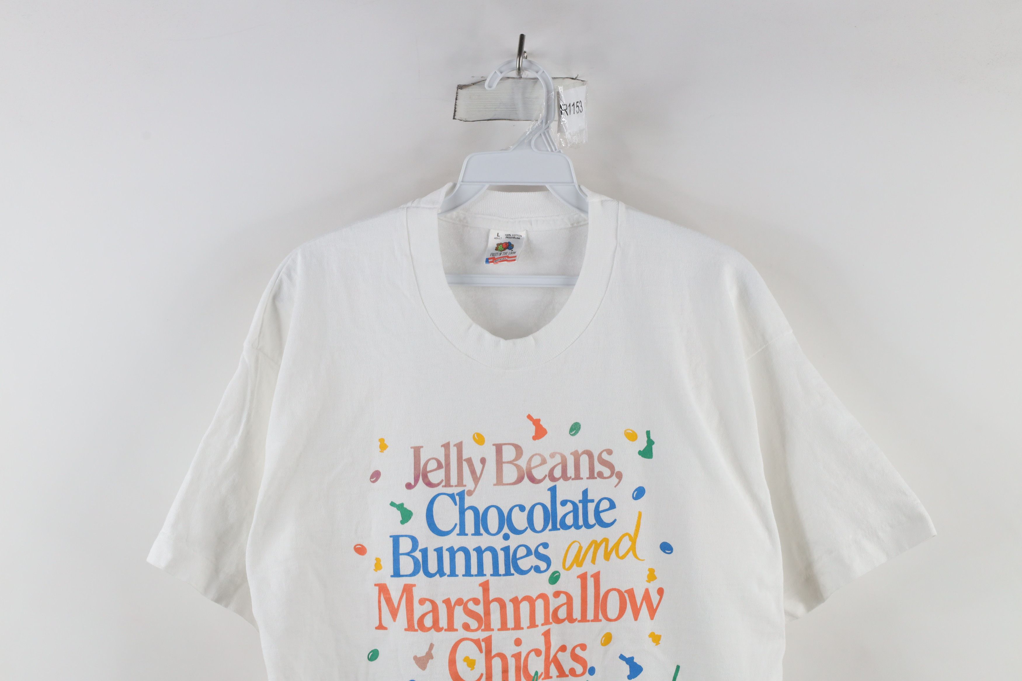 Vintage Vintage 90s Streetwear Chocolate Candy Easter T-Shirt USA Size L / US 10 / IT 46 - 2 Thumbnail