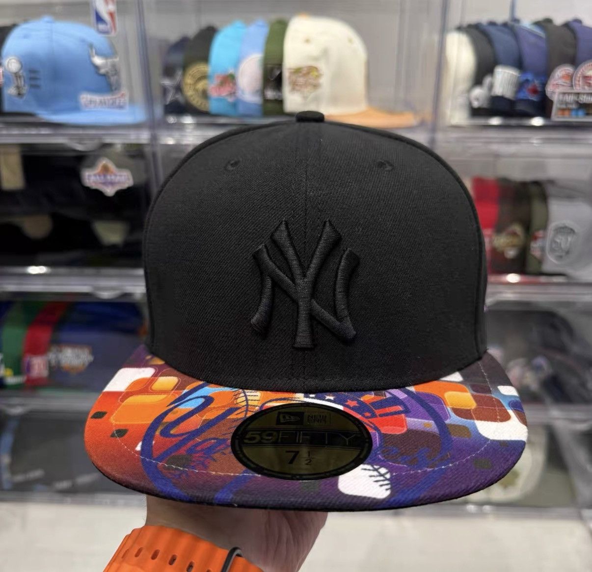 New Era New Era MLB New York Yankees Flat Brim Baseball Cap J32 Size ONE SIZE - 1 Thumbnail