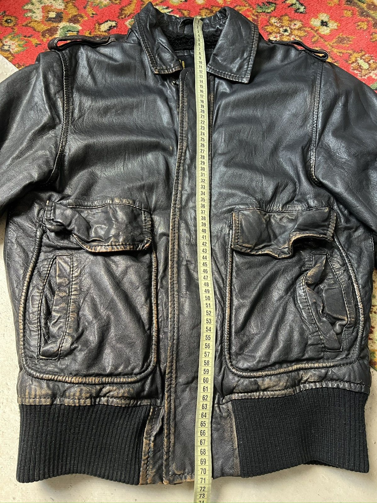 Jack & Jones Jack jones leather aviation jacket y2k style schott Size US L / EU 52-54 / 3 - 9 Thumbnail
