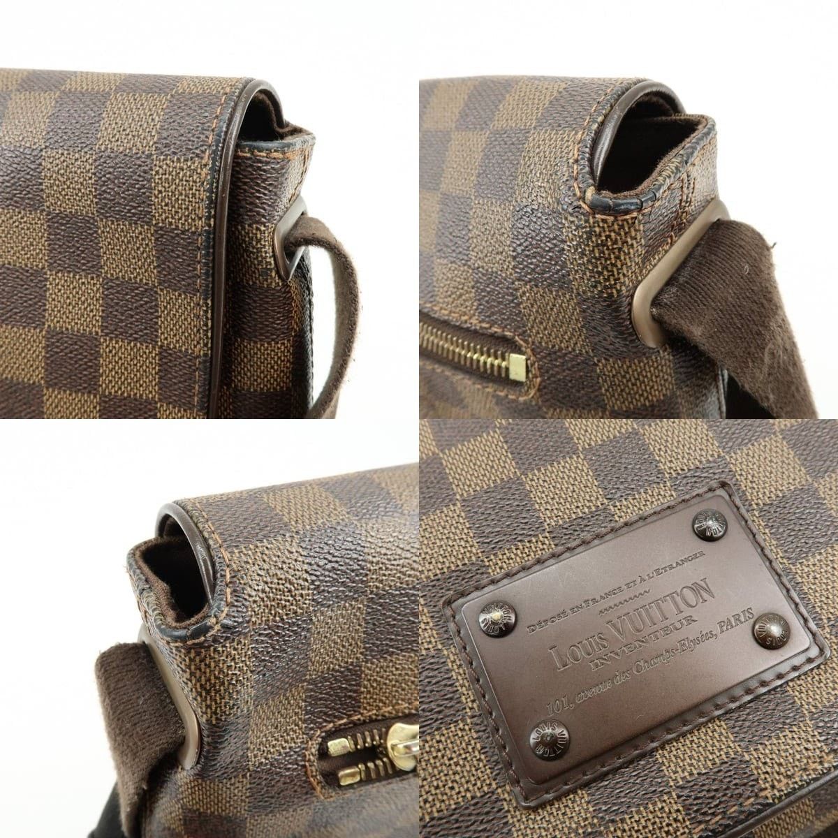 Louis Vuitton Louis Vuitton Damier Ebene Brooklyn Messenger Bag Size ONE SIZE - 6 Thumbnail