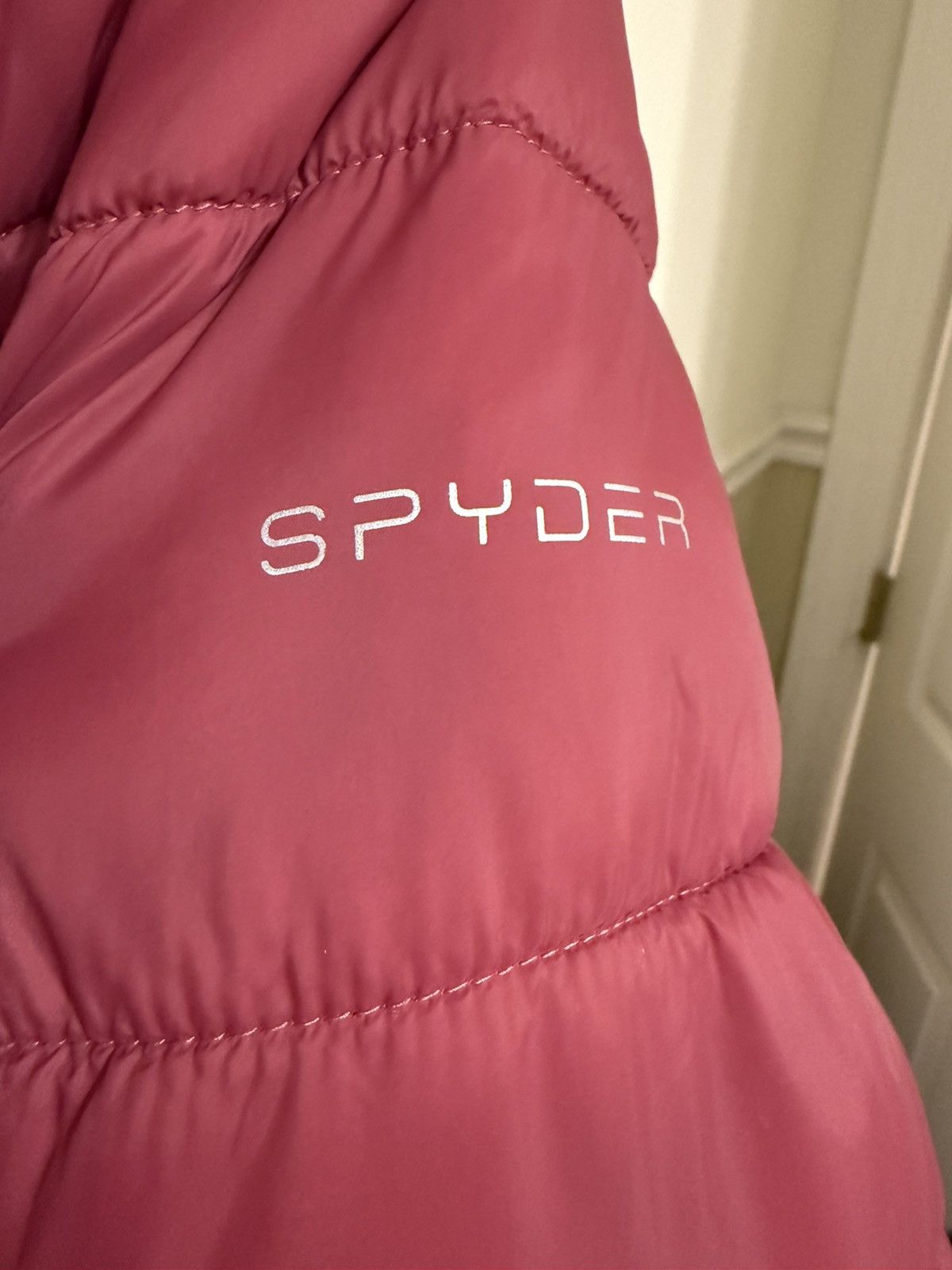 Spyder Spyder Womens Long pink puffer parka coat Size XL / US 12-14 / IT 48-50 - 8 Thumbnail