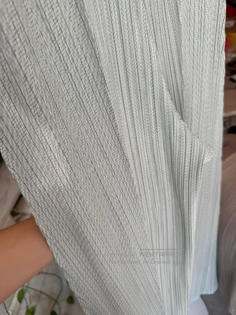 Issey Miyake Issey Miyake size:5 Light Green Straight - Leg Wide - Leg Size 31" - 6 Thumbnail